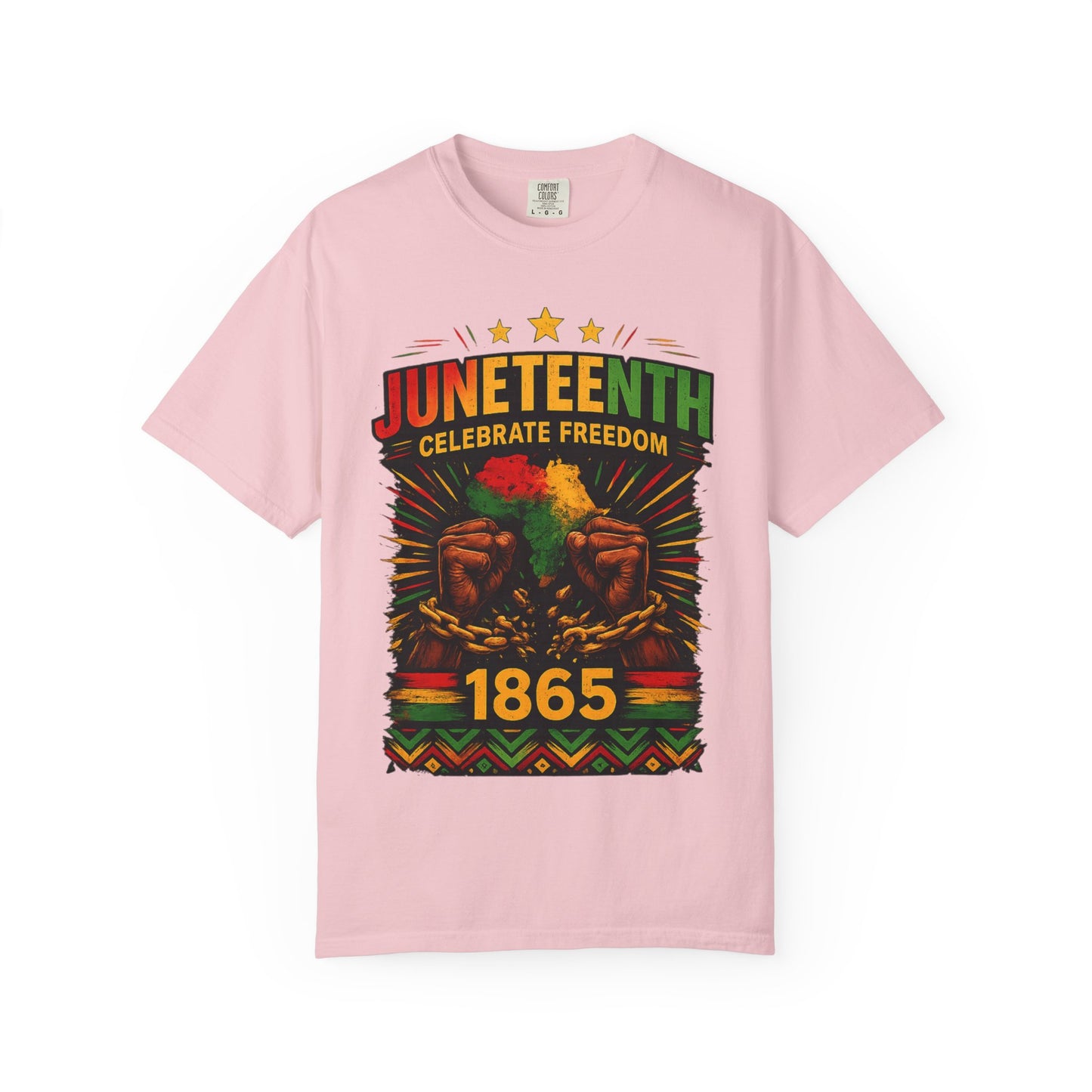 Juneteenth Celebrations T-Shirt — "Celebrate Freedom 1865" Graphic Tee