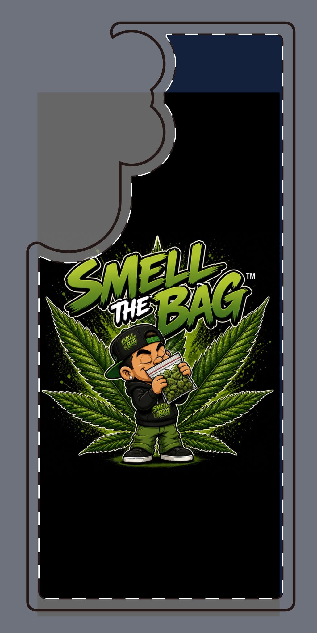 Smell The Bag | Funny Stoner Toon Graphic Phone Cases