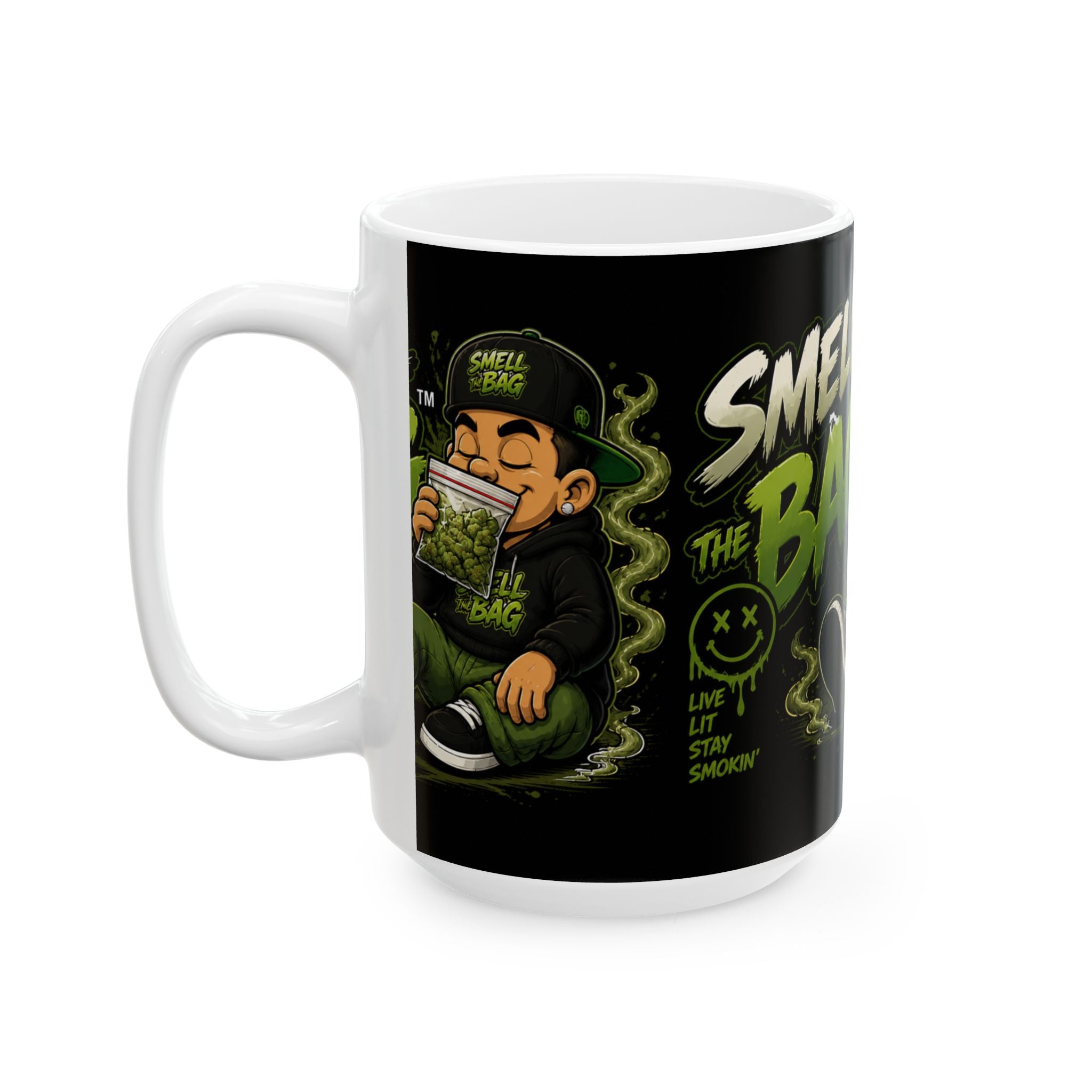 Ceramic Mug — "Smells Like the Barn" Funny Farm Coffee Cup (11oz & 15oz)