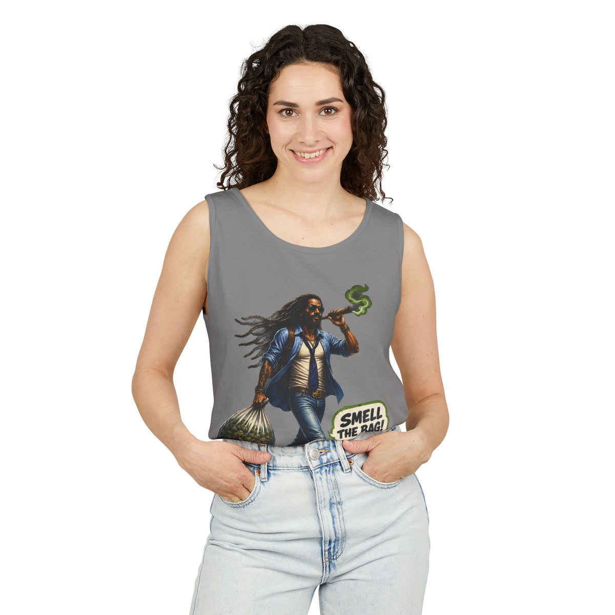 Smell The Bag | Rasta Guy Tank