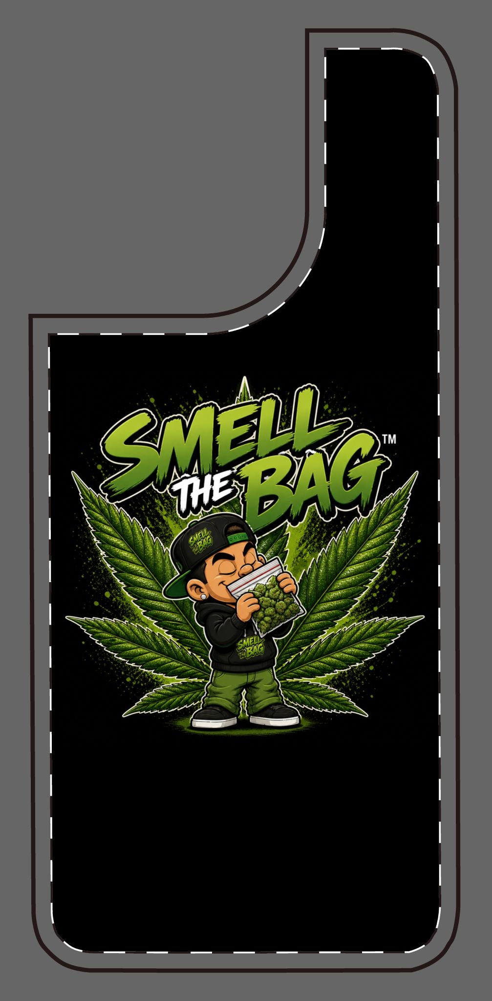 Smell The Bag | Funny Stoner Toon Graphic Phone Cases
