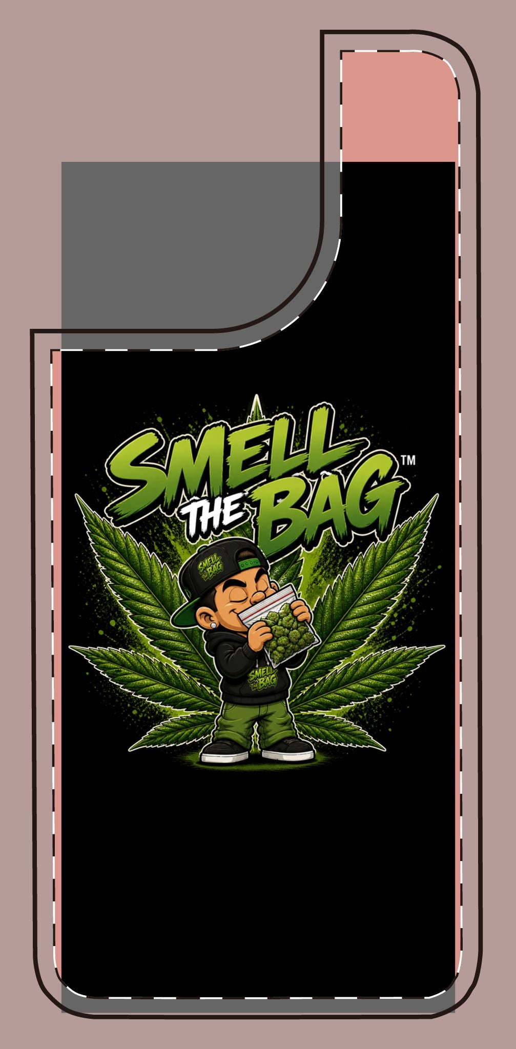 Smell The Bag | Funny Stoner Toon Graphic Phone Cases