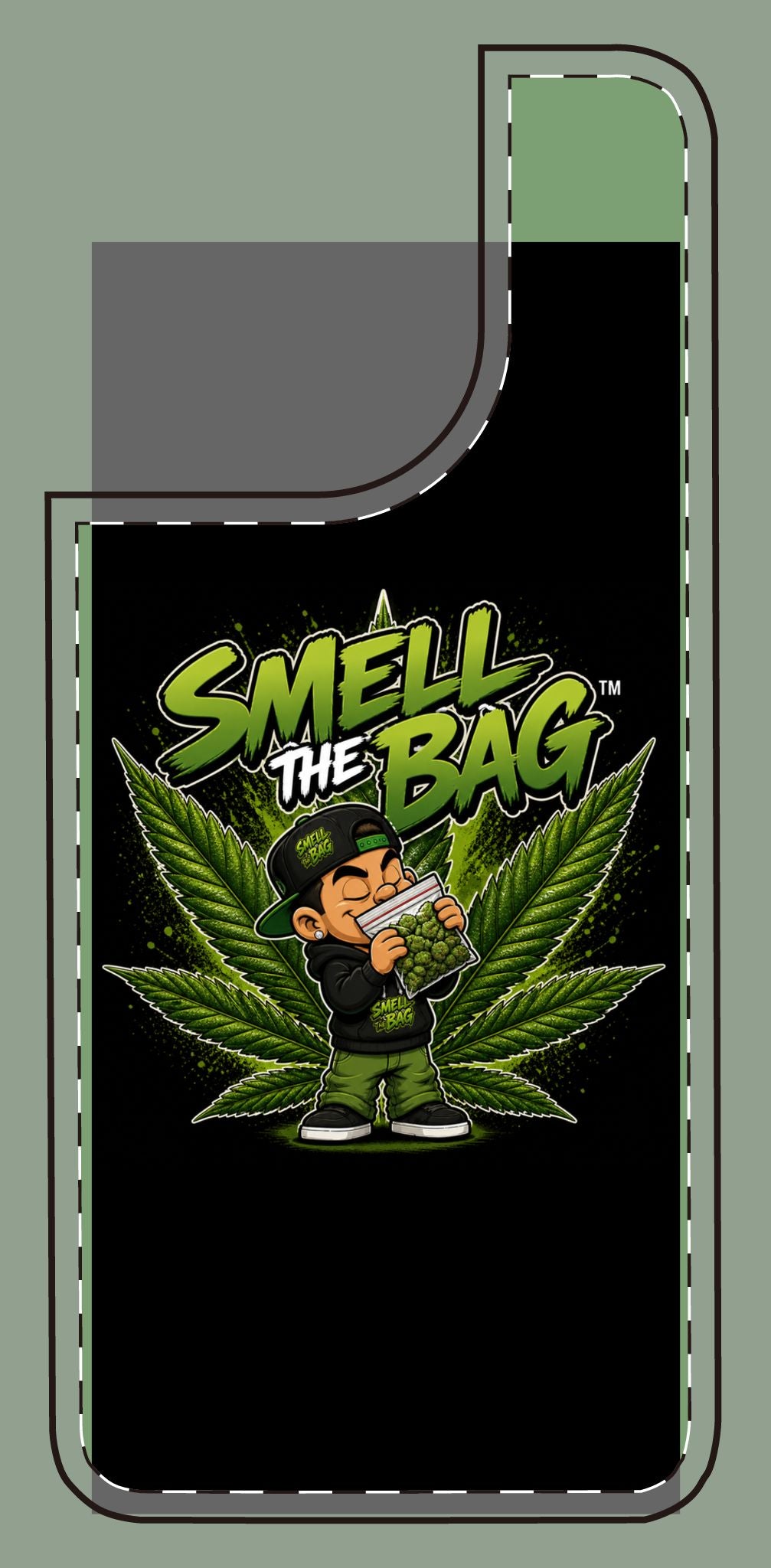 Smell The Bag | Funny Stoner Toon Graphic Phone Cases