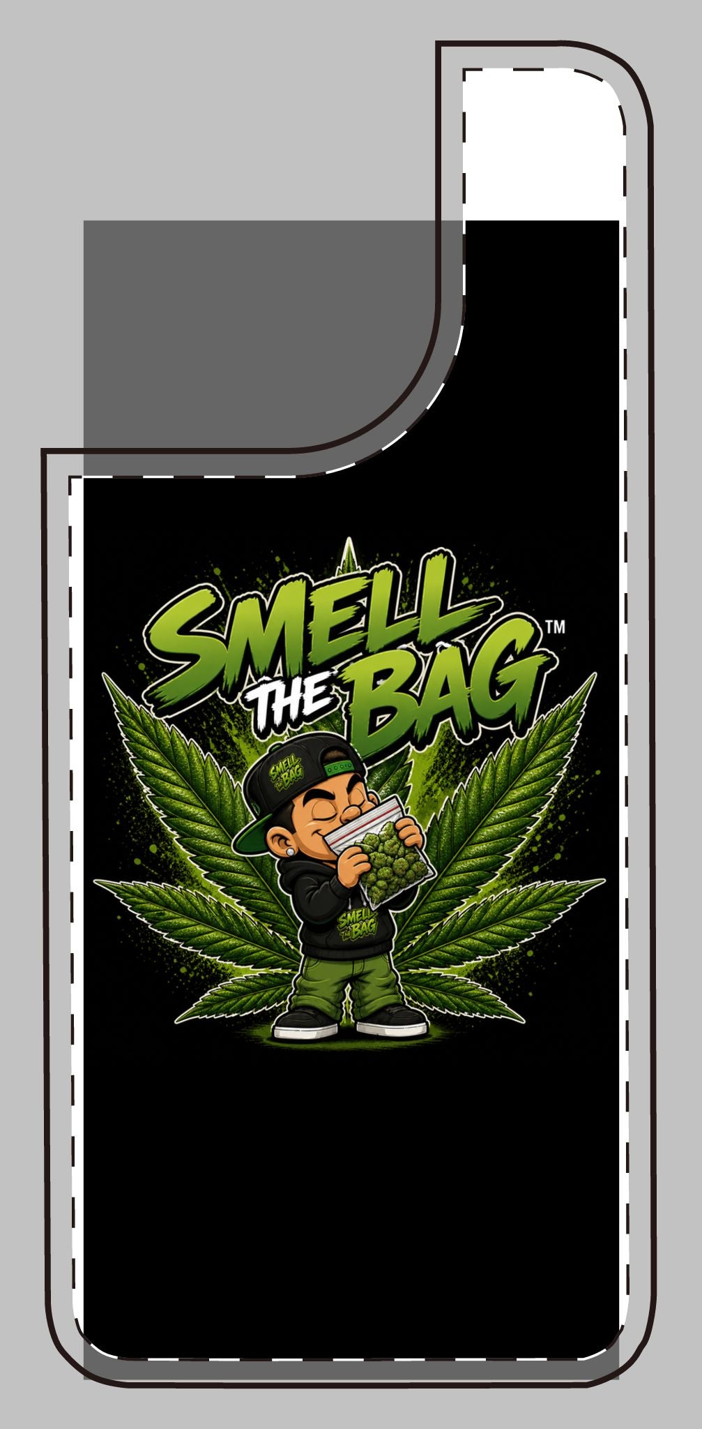 Smell The Bag | Funny Stoner Toon Graphic Phone Cases