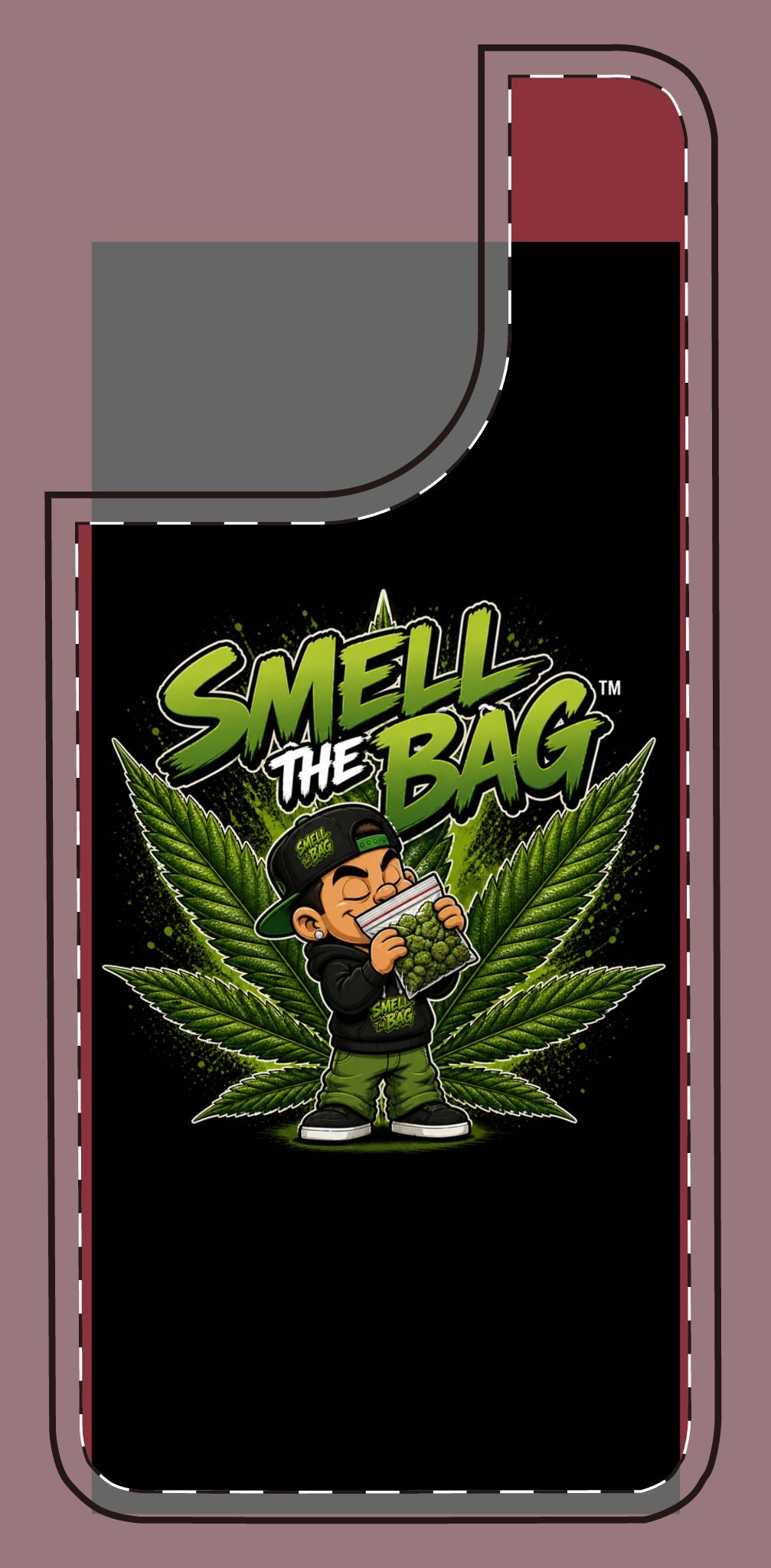 Smell The Bag | Funny Stoner Toon Graphic Phone Cases