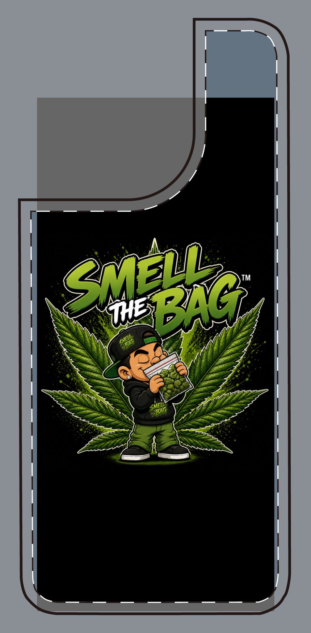 Smell The Bag | Funny Stoner Toon Graphic Phone Cases