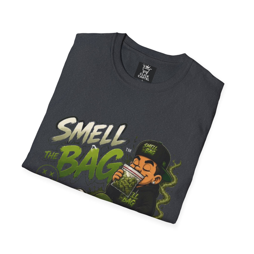 Smell The Bag T-Shirt – Funny Stoner Graphic Tee