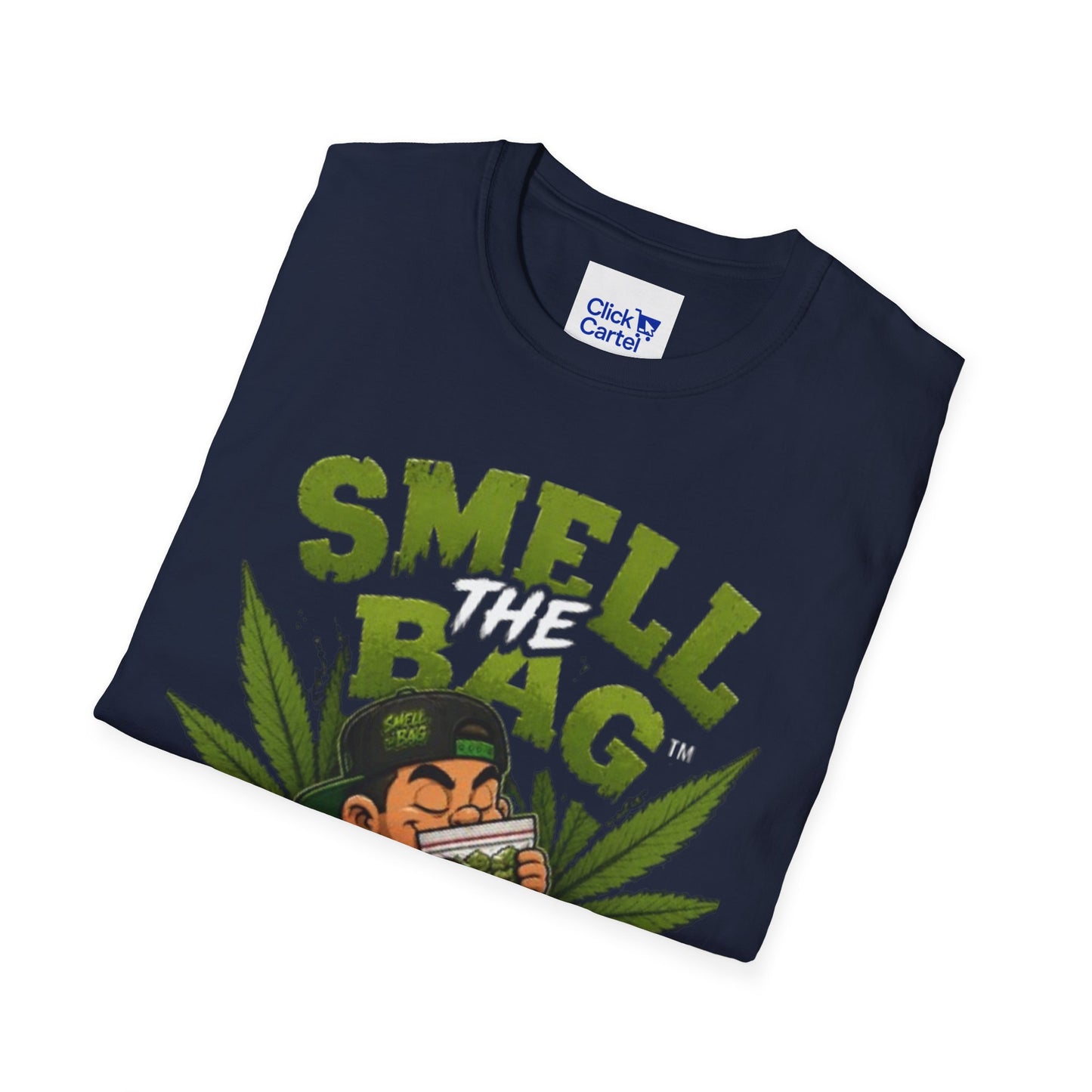 Smell The Bag T-Shirt – Funny Stoner Toon Graphic Tee