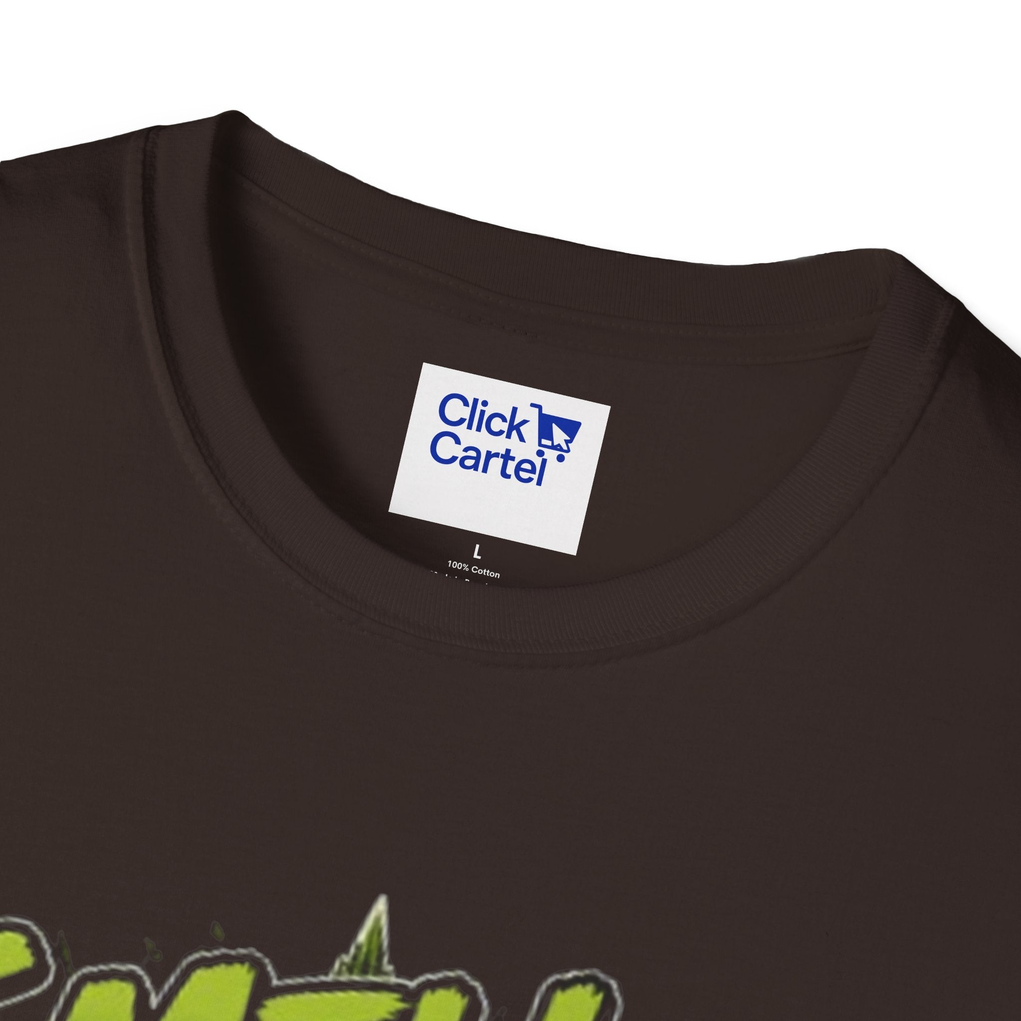 Smell the Bag Graphic T-Shirt – Cannabis Leaf & Stoner Cartoon Design