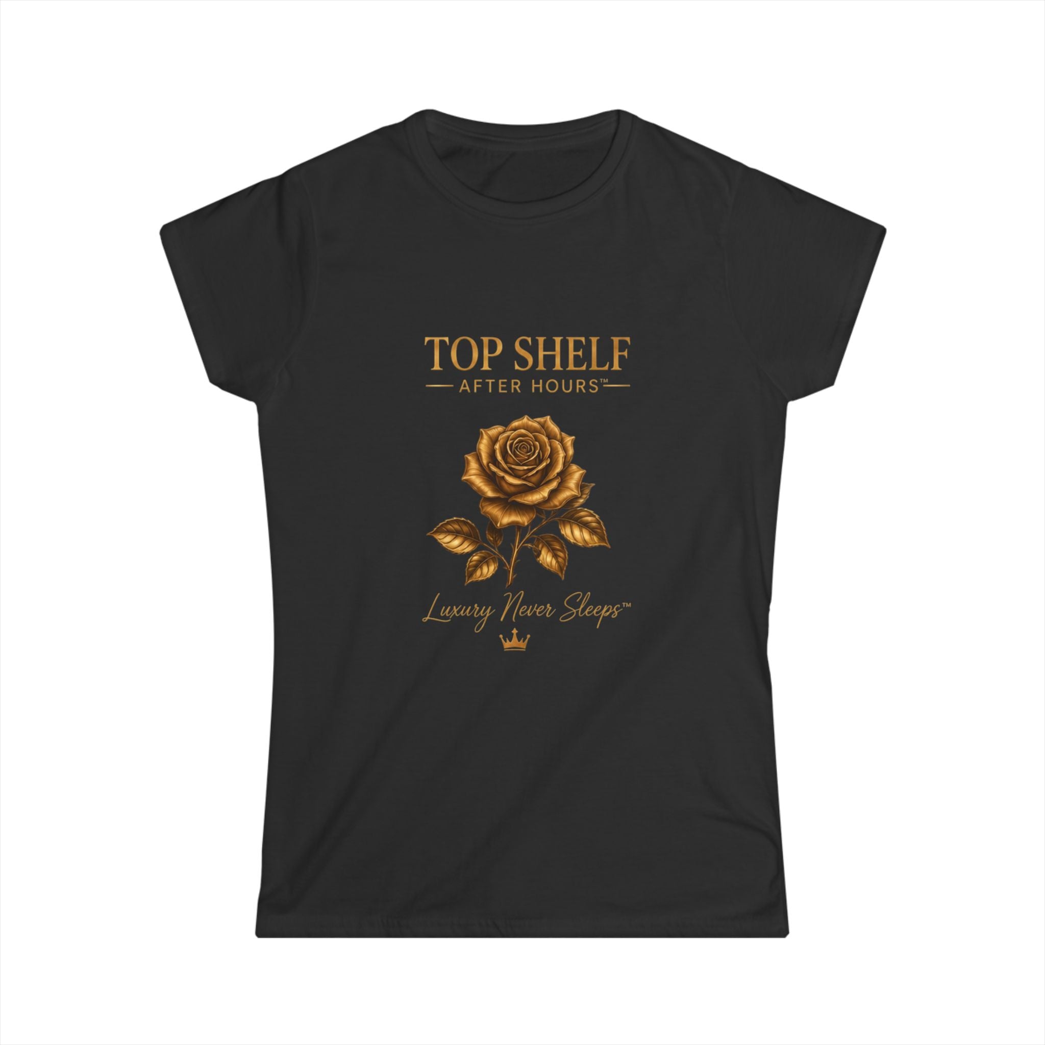 Top Shelf After Hours Rose Tee — Women's Floral Graphic T-Shirt