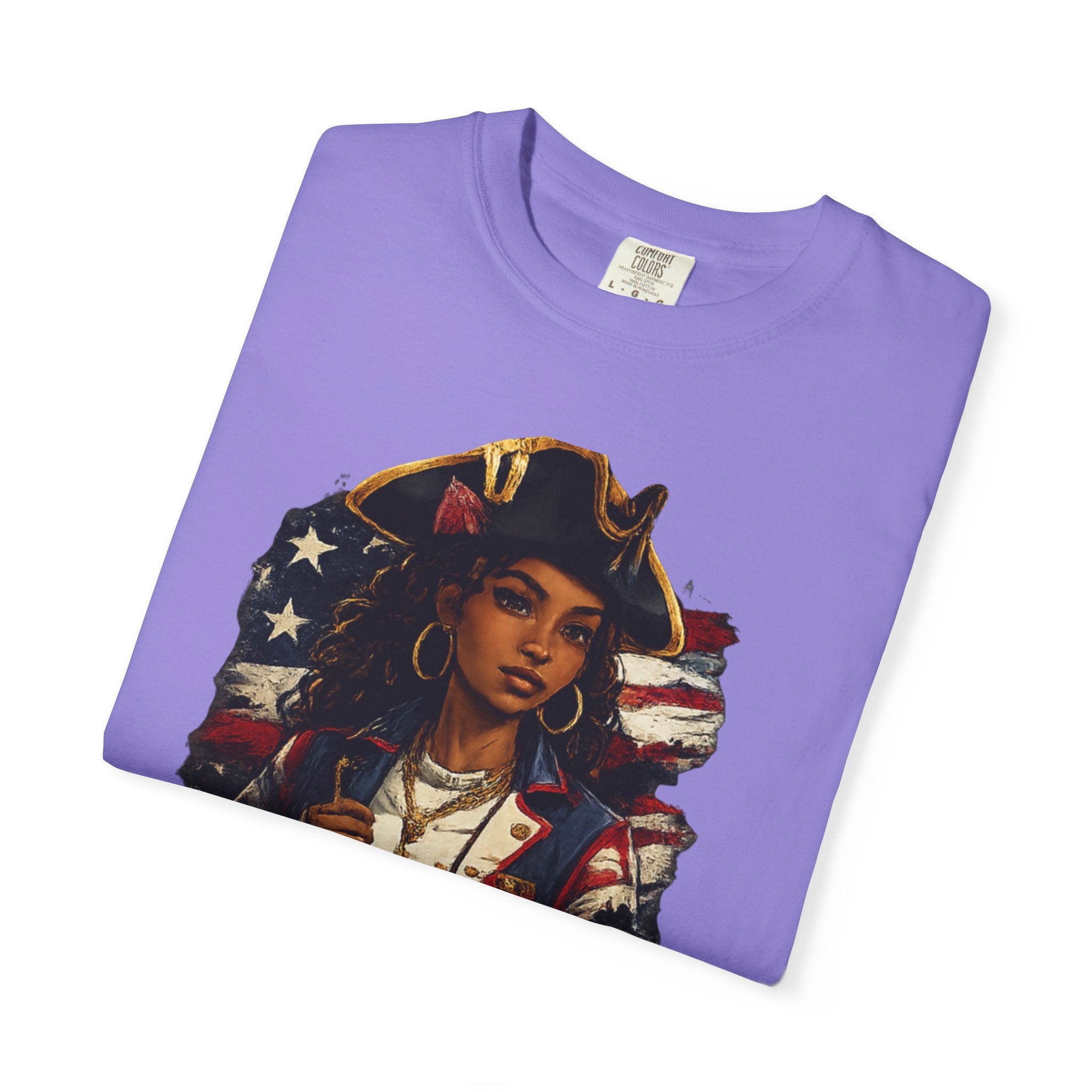 Stars, Stripes & Motion T-Shirt — Patriotic Revolutionary Graphic Tee