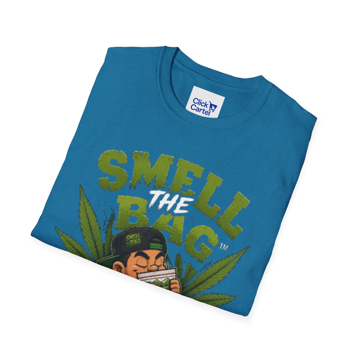 Smell The Bag T-Shirt – Funny Stoner Toon Graphic Tee