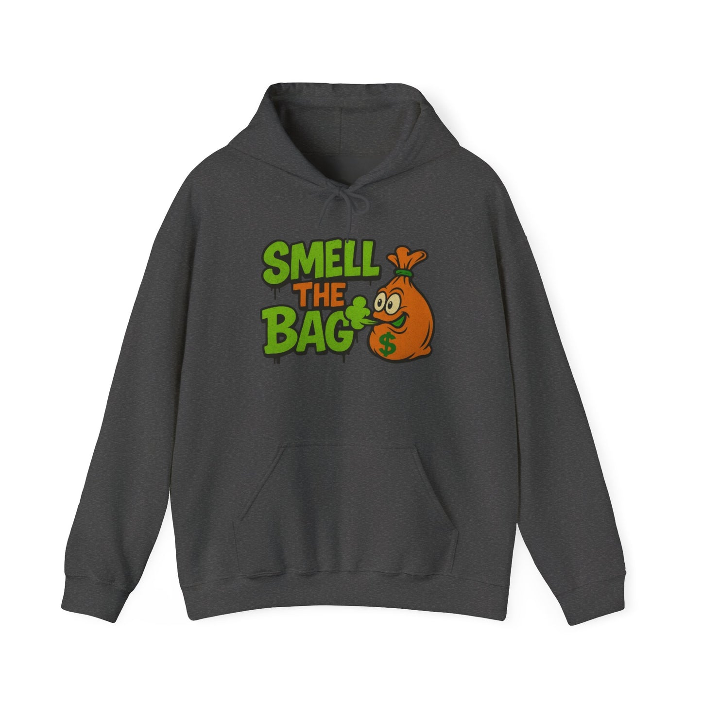 Smell the Bag Unisex Heavy Blend™ Hoodie - Stylish Casual Wear, Perfect Gift for Friends, Streetwear, Cozy Lounge, Urban Fashion