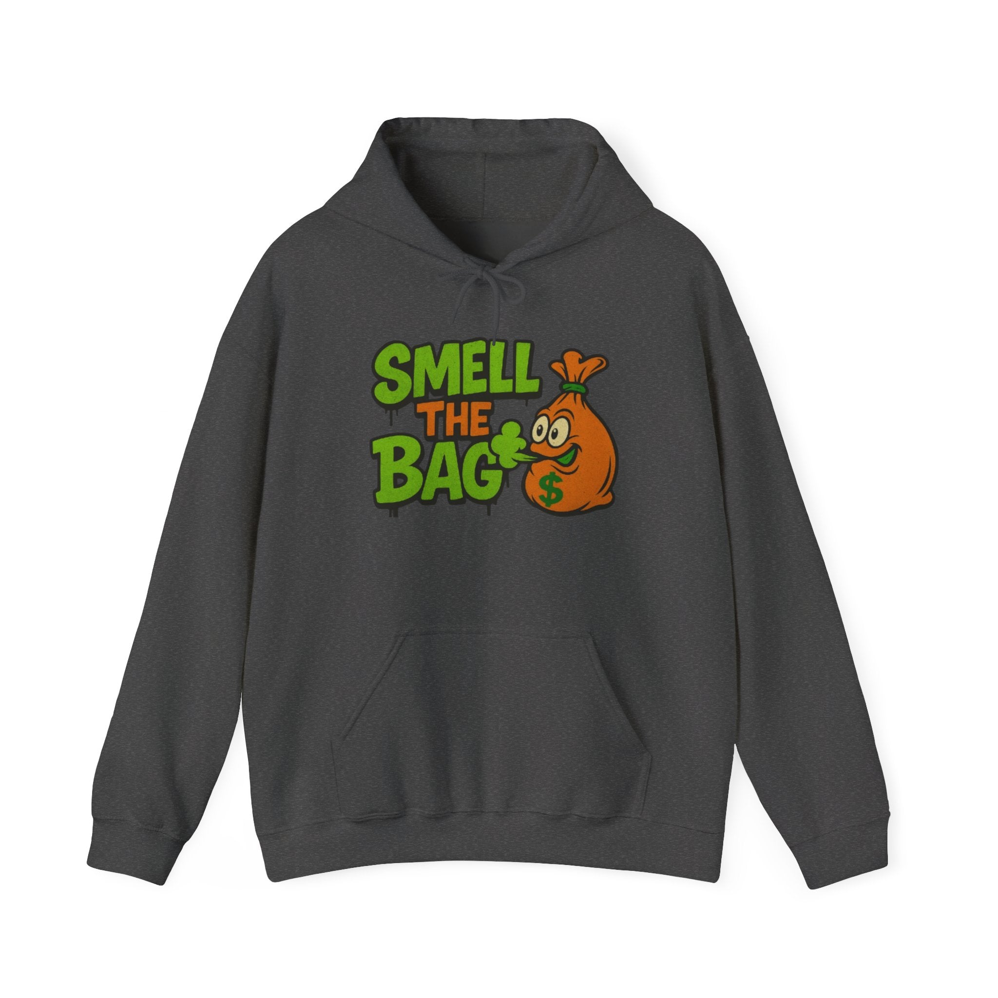 Smell the Bag Unisex Heavy Blend™ Hoodie - Stylish Casual Wear, Perfect Gift for Friends, Streetwear, Cozy Lounge, Urban Fashion