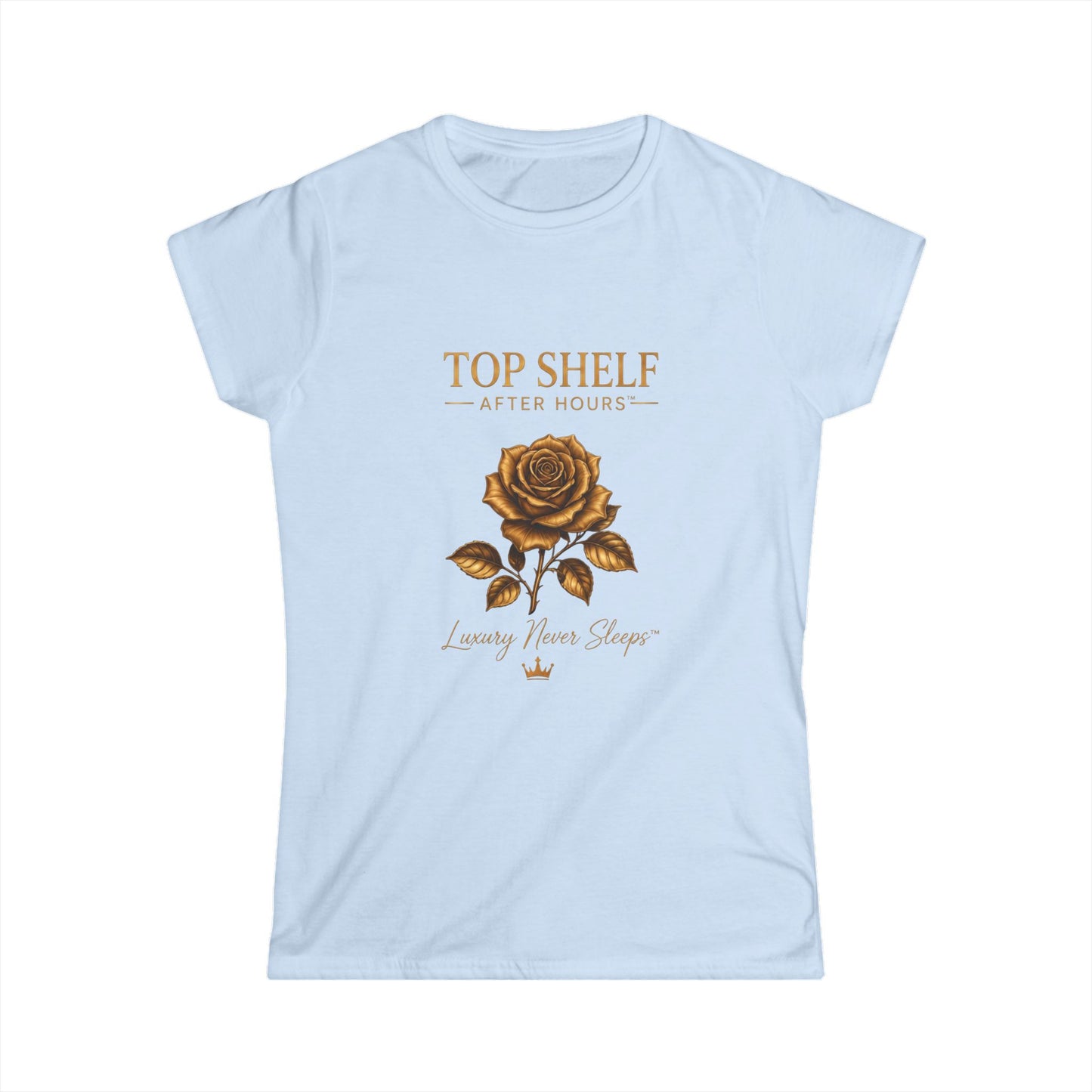 Top Shelf After Hours Rose Tee — Women's Floral Graphic T-Shirt