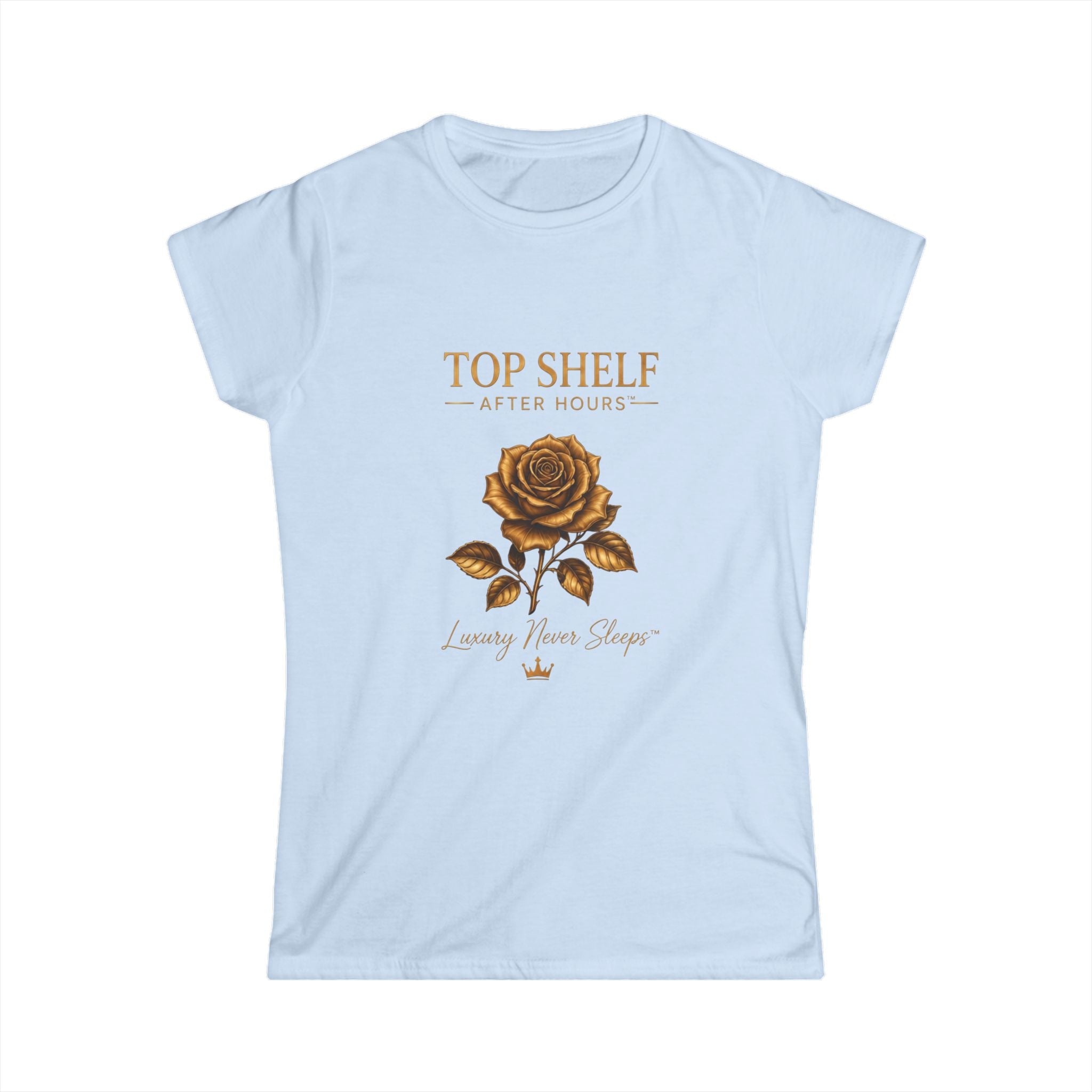 Top Shelf After Hours Rose Tee — Women's Floral Graphic T-Shirt