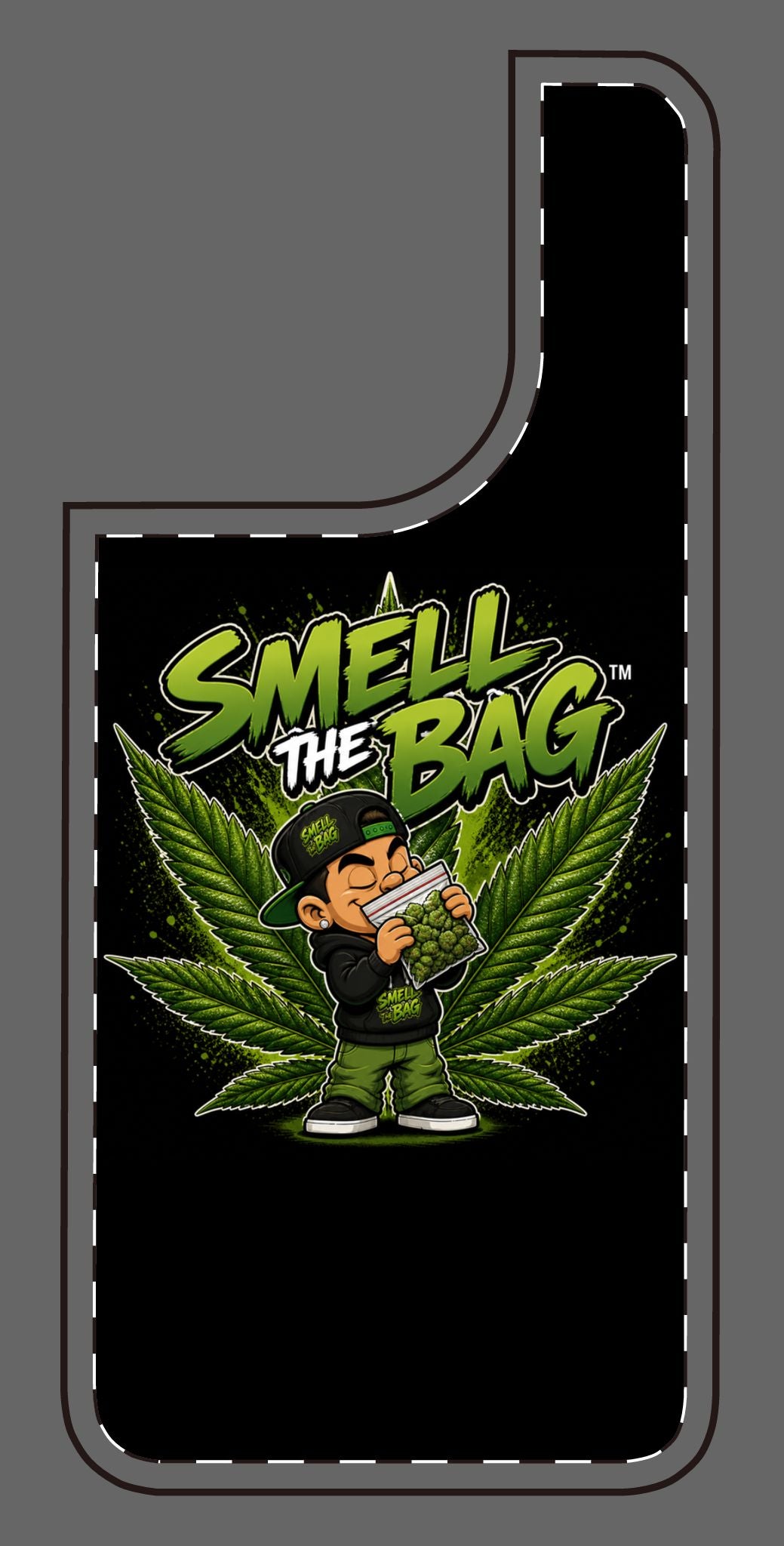 Smell The Bag | Funny Stoner Toon Graphic Phone Cases