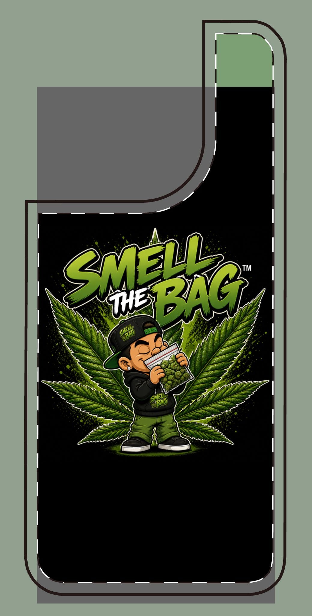Smell The Bag | Funny Stoner Toon Graphic Phone Cases