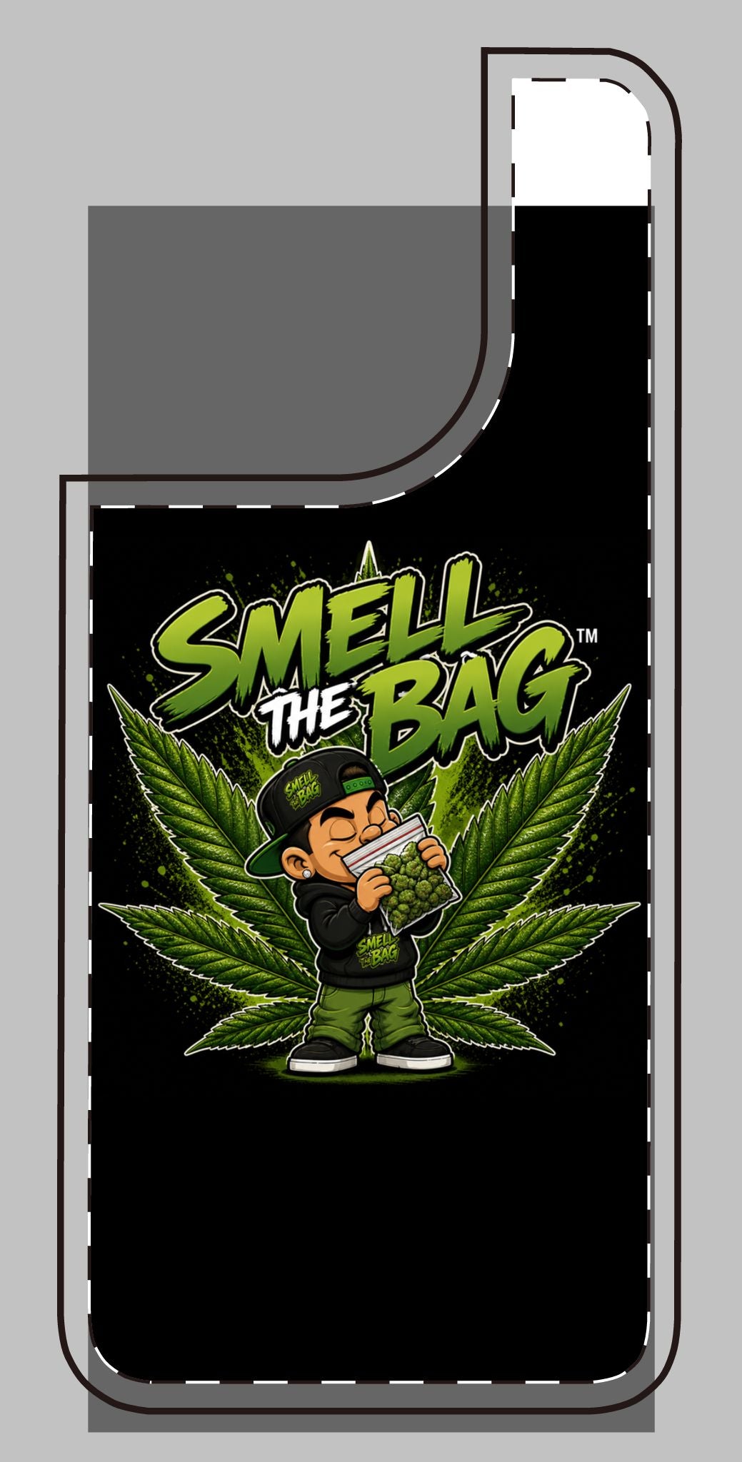 Smell The Bag | Funny Stoner Toon Graphic Phone Cases