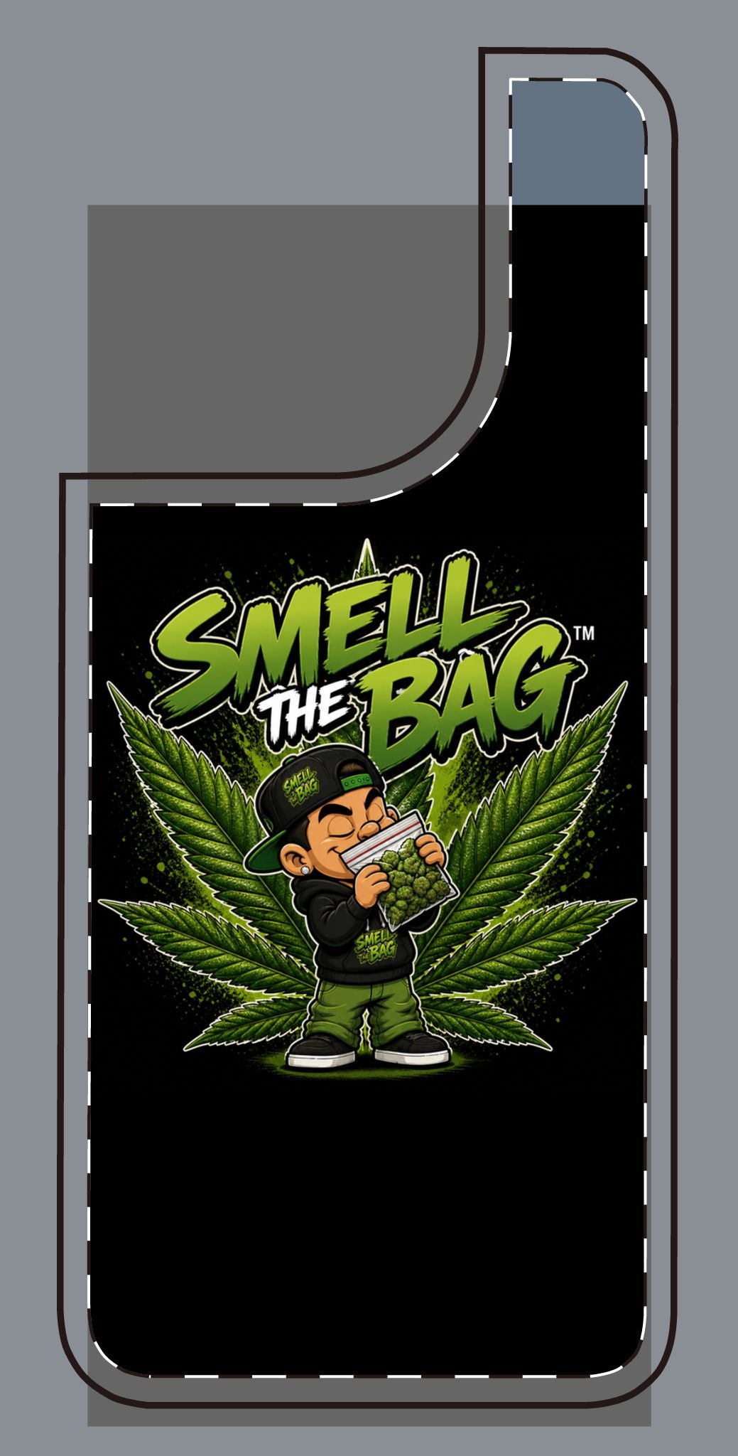 Smell The Bag | Funny Stoner Toon Graphic Phone Cases