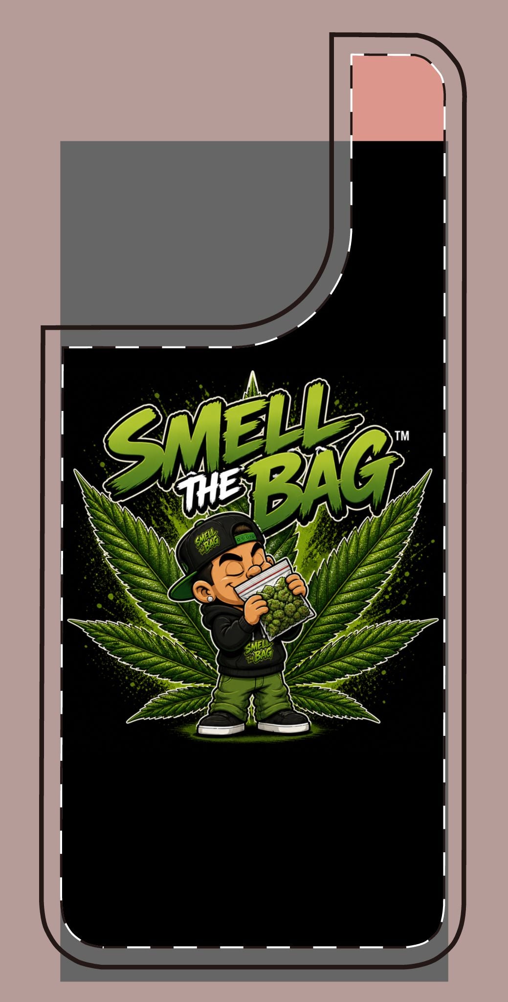 Smell The Bag | Funny Stoner Toon Graphic Phone Cases