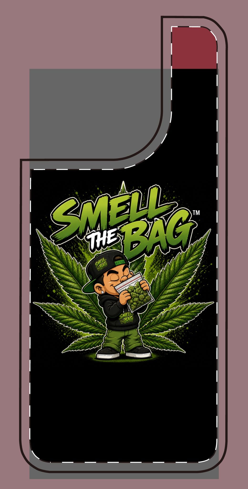 Smell The Bag | Funny Stoner Toon Graphic Phone Cases