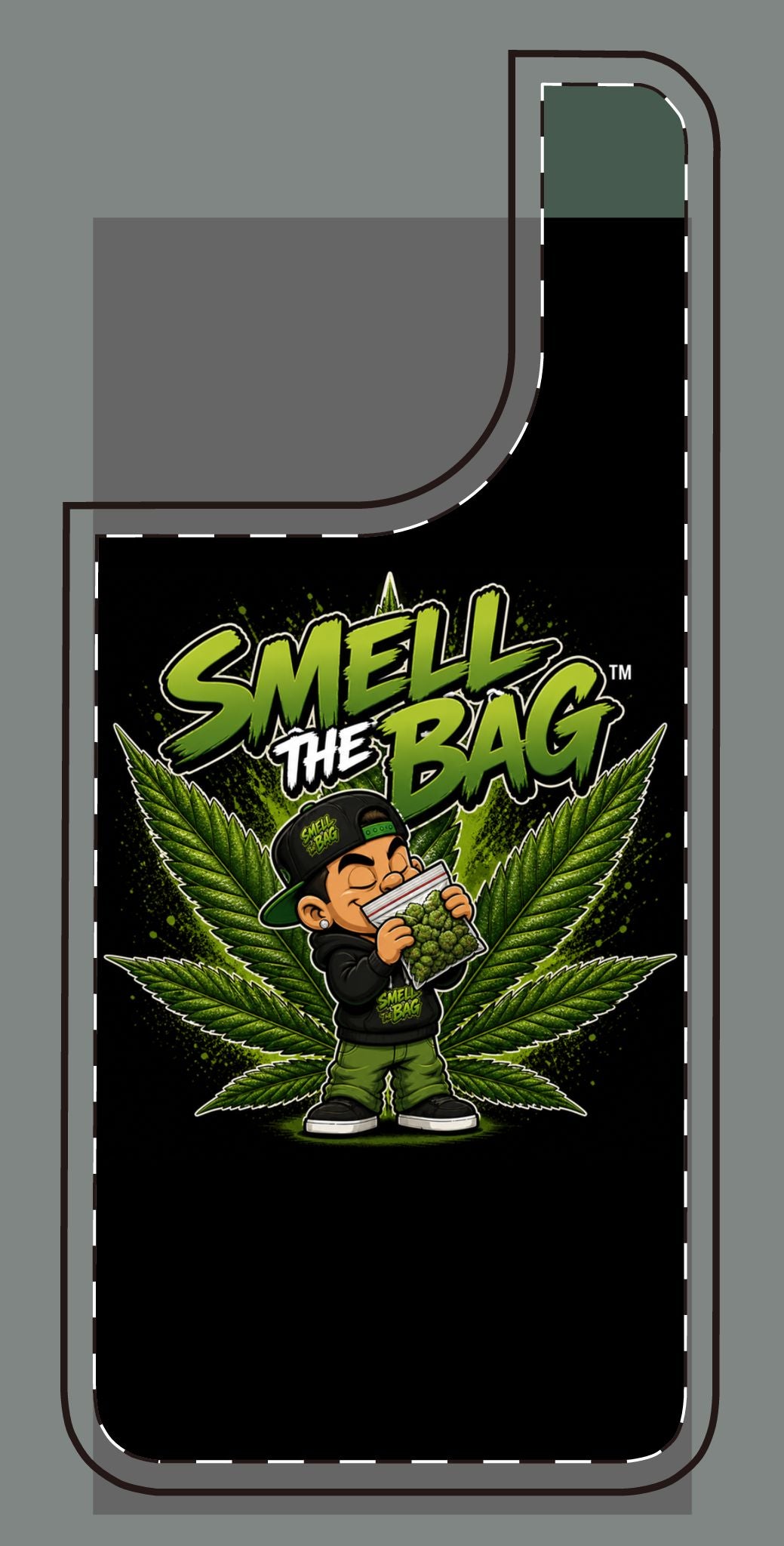 Smell The Bag | Funny Stoner Toon Graphic Phone Cases