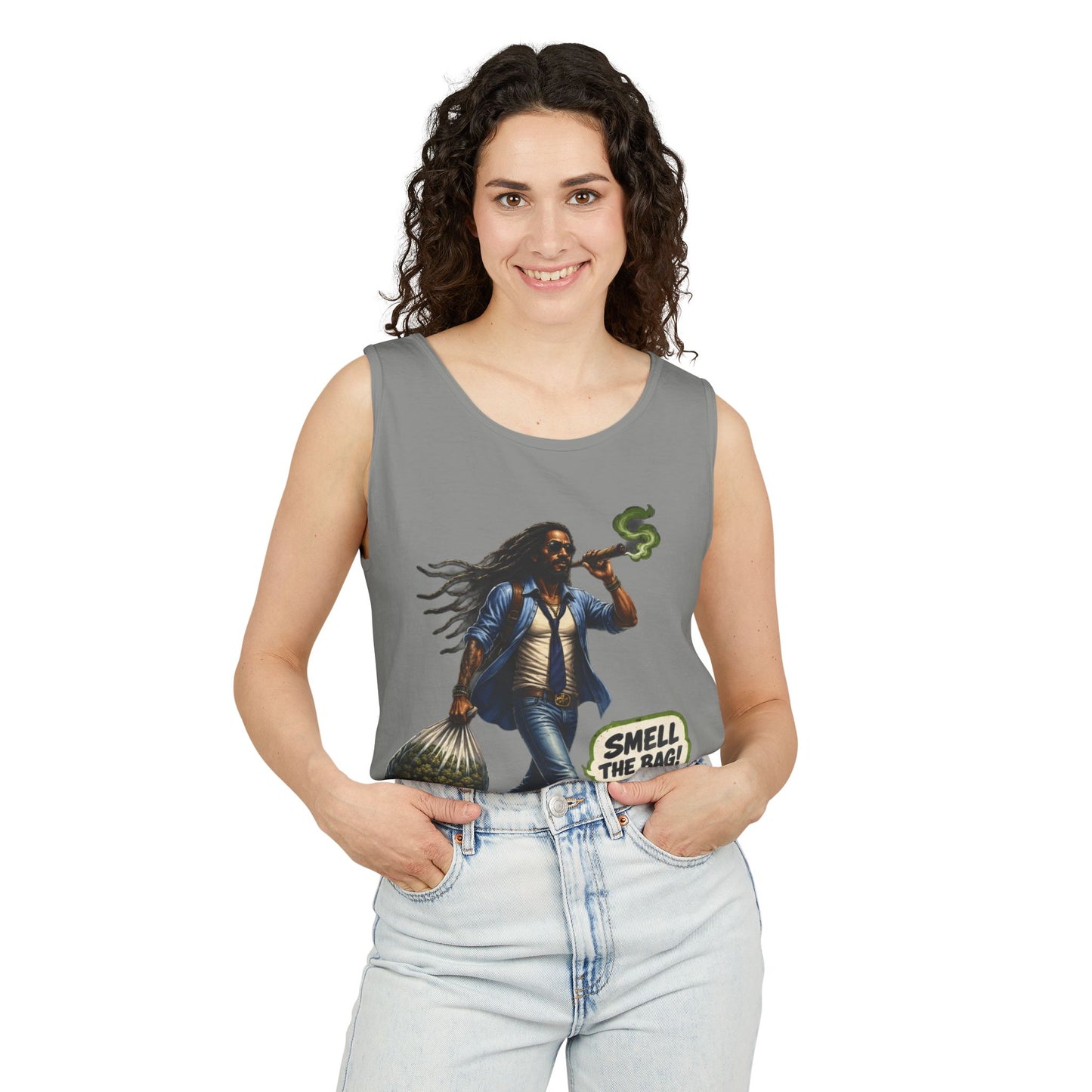 Smell The Bag | Rasta Guy Tank