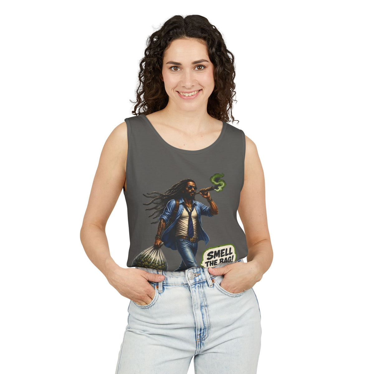 Smell The Bag | Rasta Guy Tank