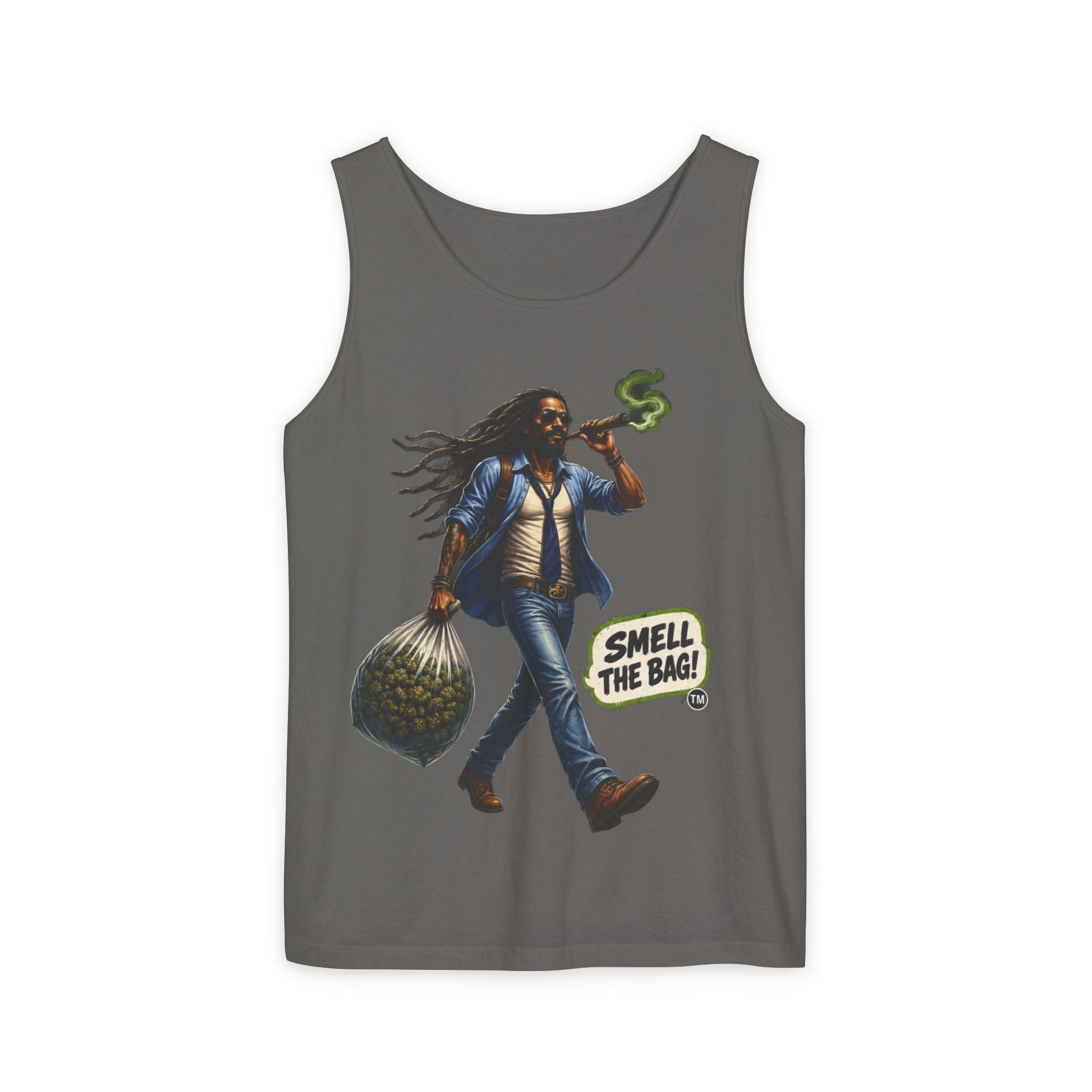 Smell The Bag Tank Top — Streetwear Motivational Graphic Tank
