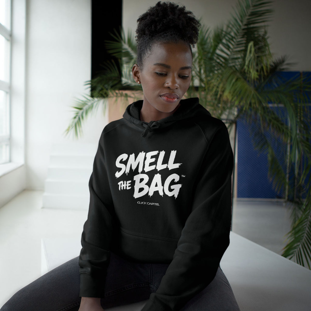 Smell The Bag Hoodie — Streetwear Money Graphic Pullover