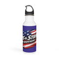 Stainless Steel Water Bottle — Stars & Stripes In Motion Patriotic Design
