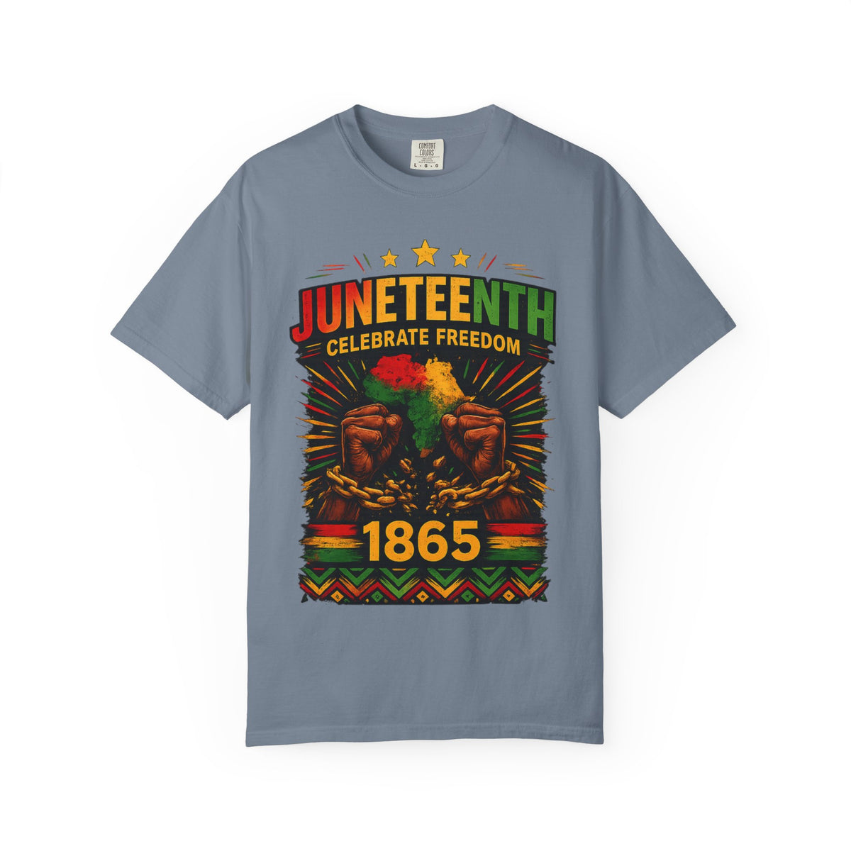 Juneteenth Celebrations T-Shirt — "Celebrate Freedom 1865" Graphic Tee