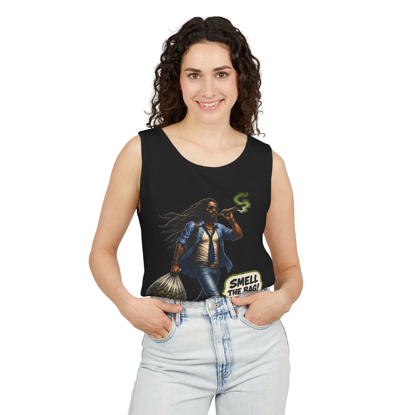 Smell The Bag | Rasta Guy Tank