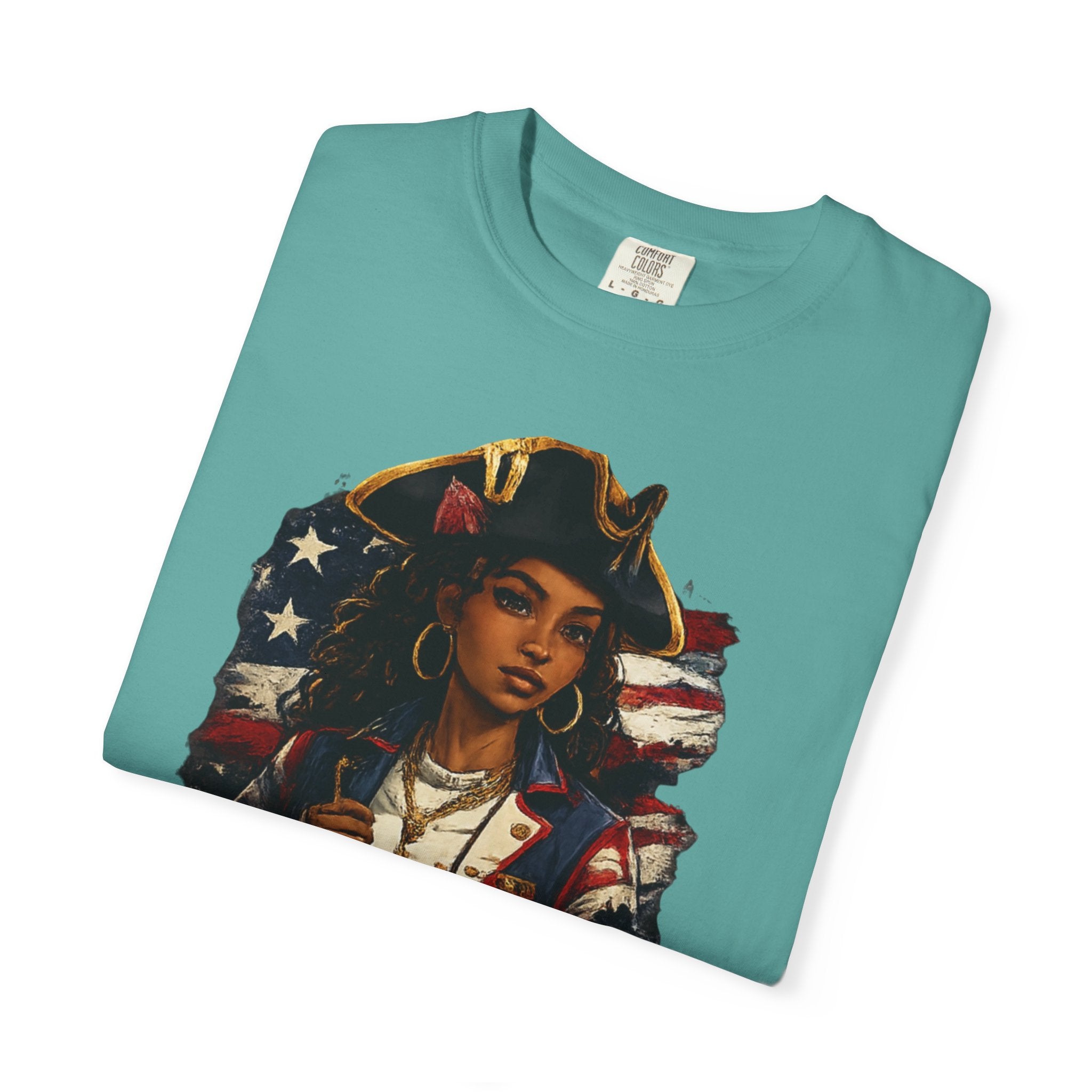Stars, Stripes & Motion T-Shirt — Patriotic Revolutionary Graphic Tee