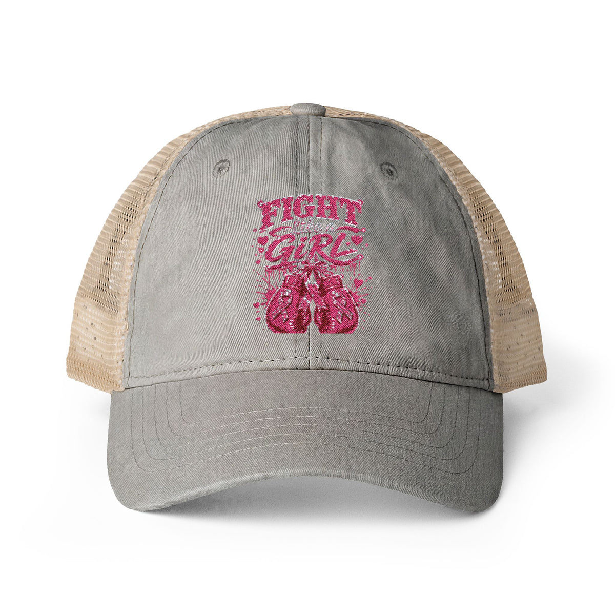 Women's Washed Mesh-Back Cap