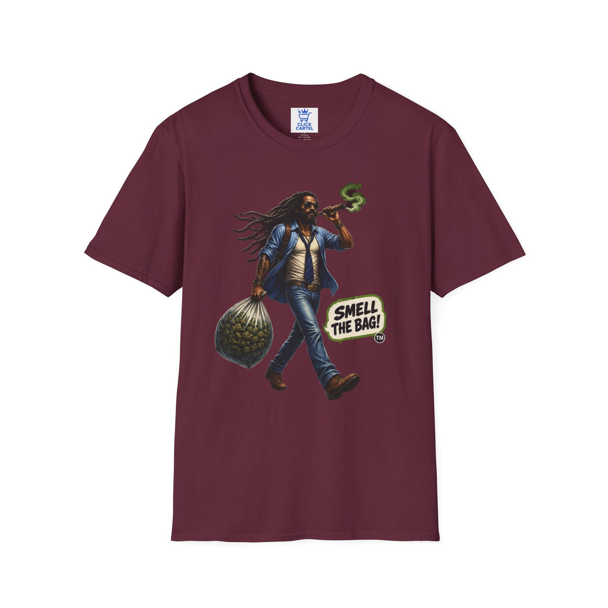 Smell The Bag | Rasta Man Tee