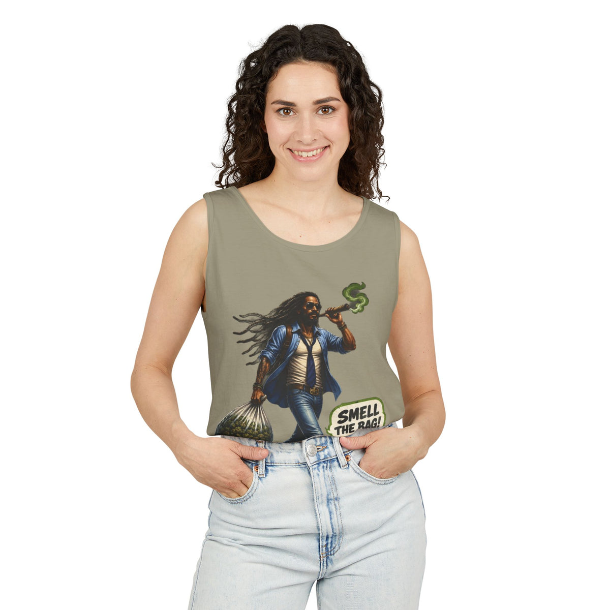 Smell The Bag | Rasta Guy Tank