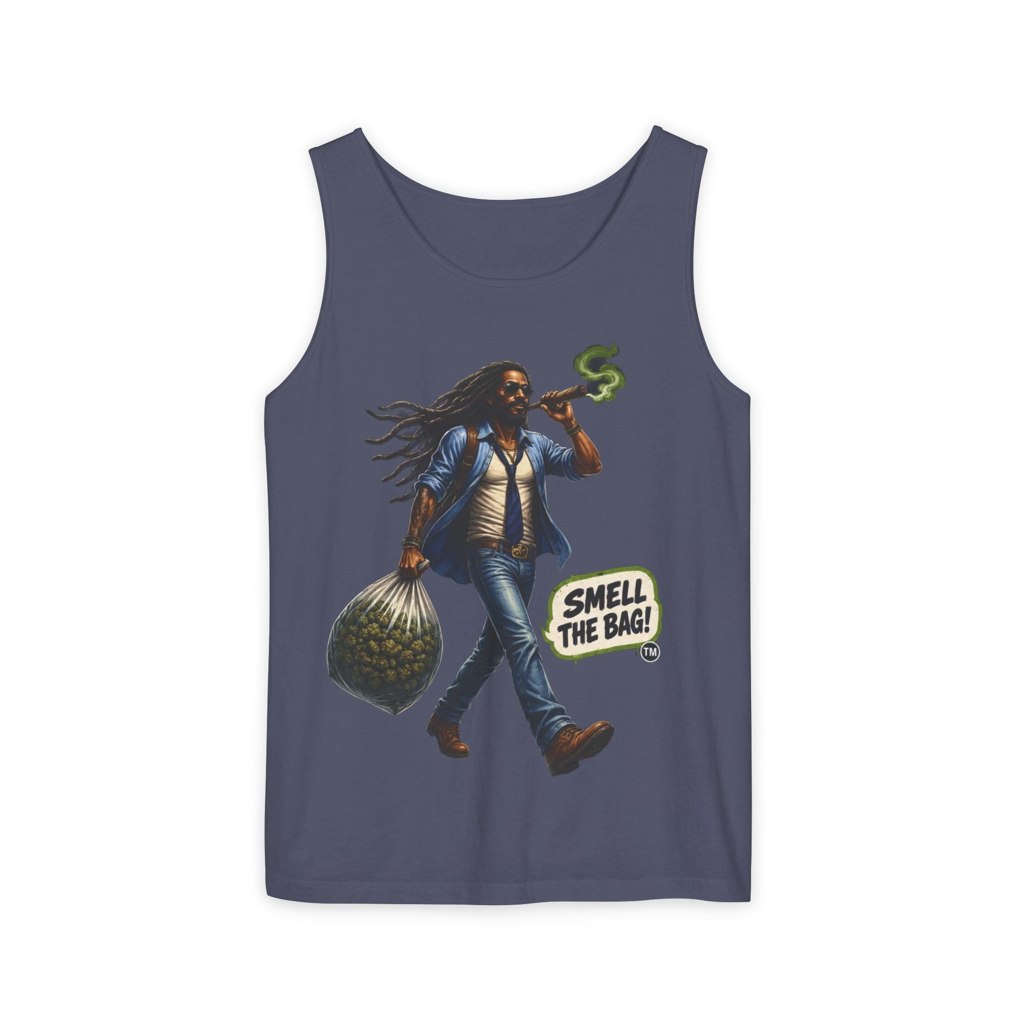 Smell The Bag Tank Top — Streetwear Motivational Graphic Tank