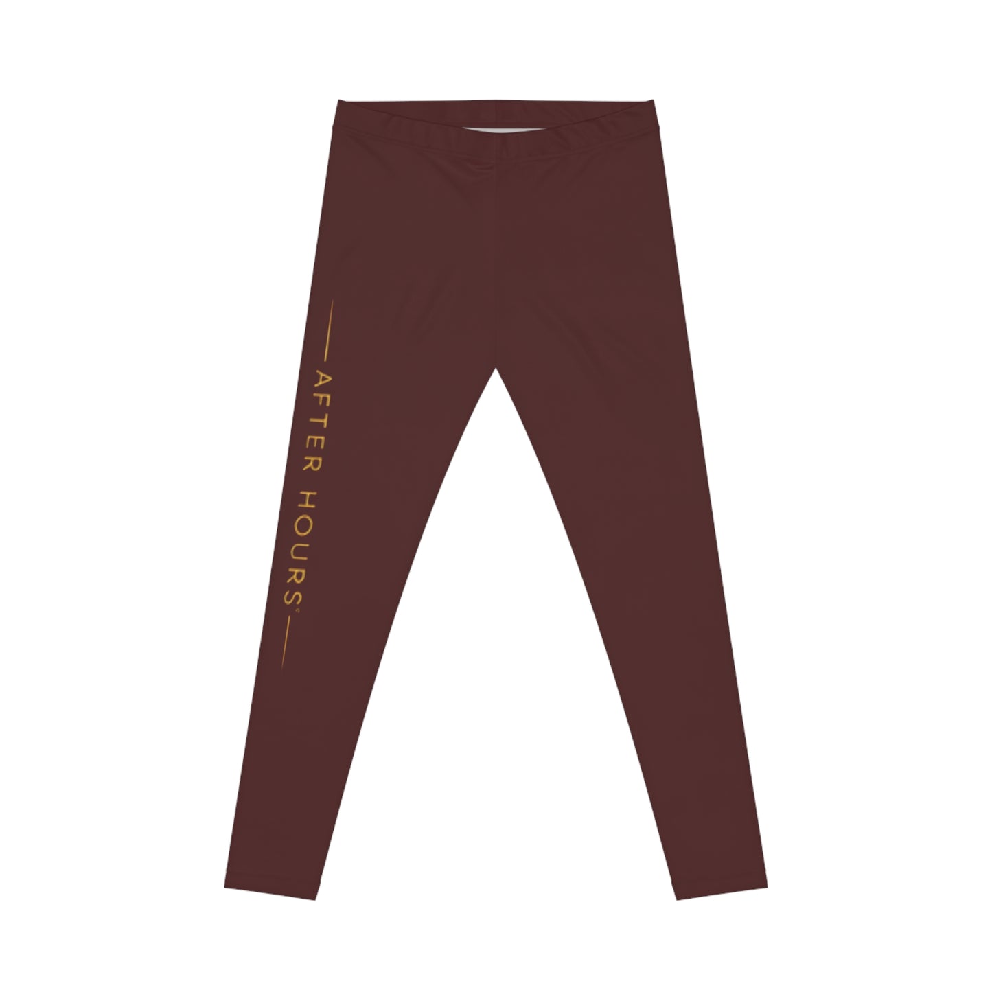 After Hours "Top Shelf" Leggings — Women's Stylish Maroon Activewear