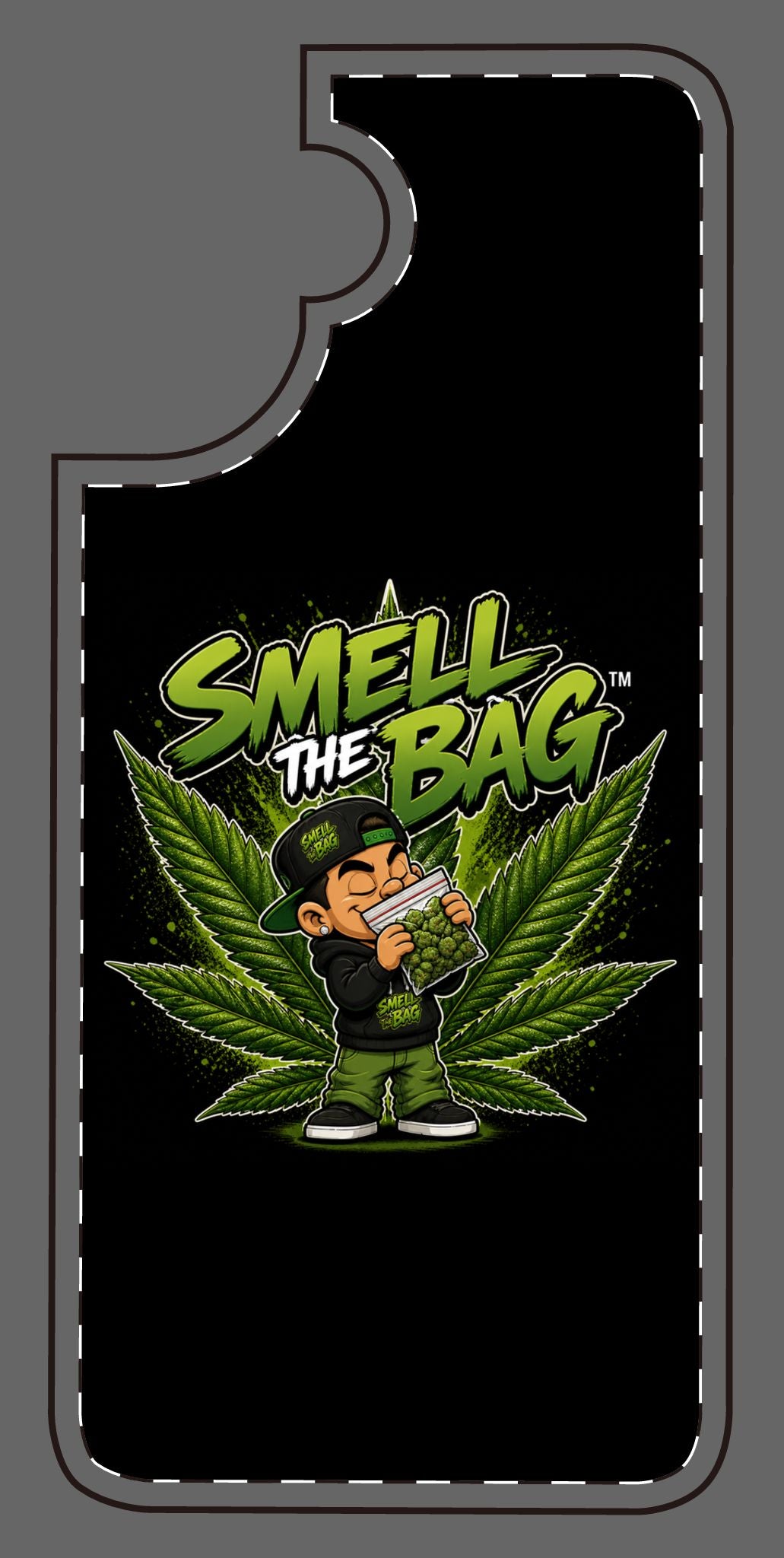 Smell The Bag | Funny Stoner Toon Graphic Phone Cases