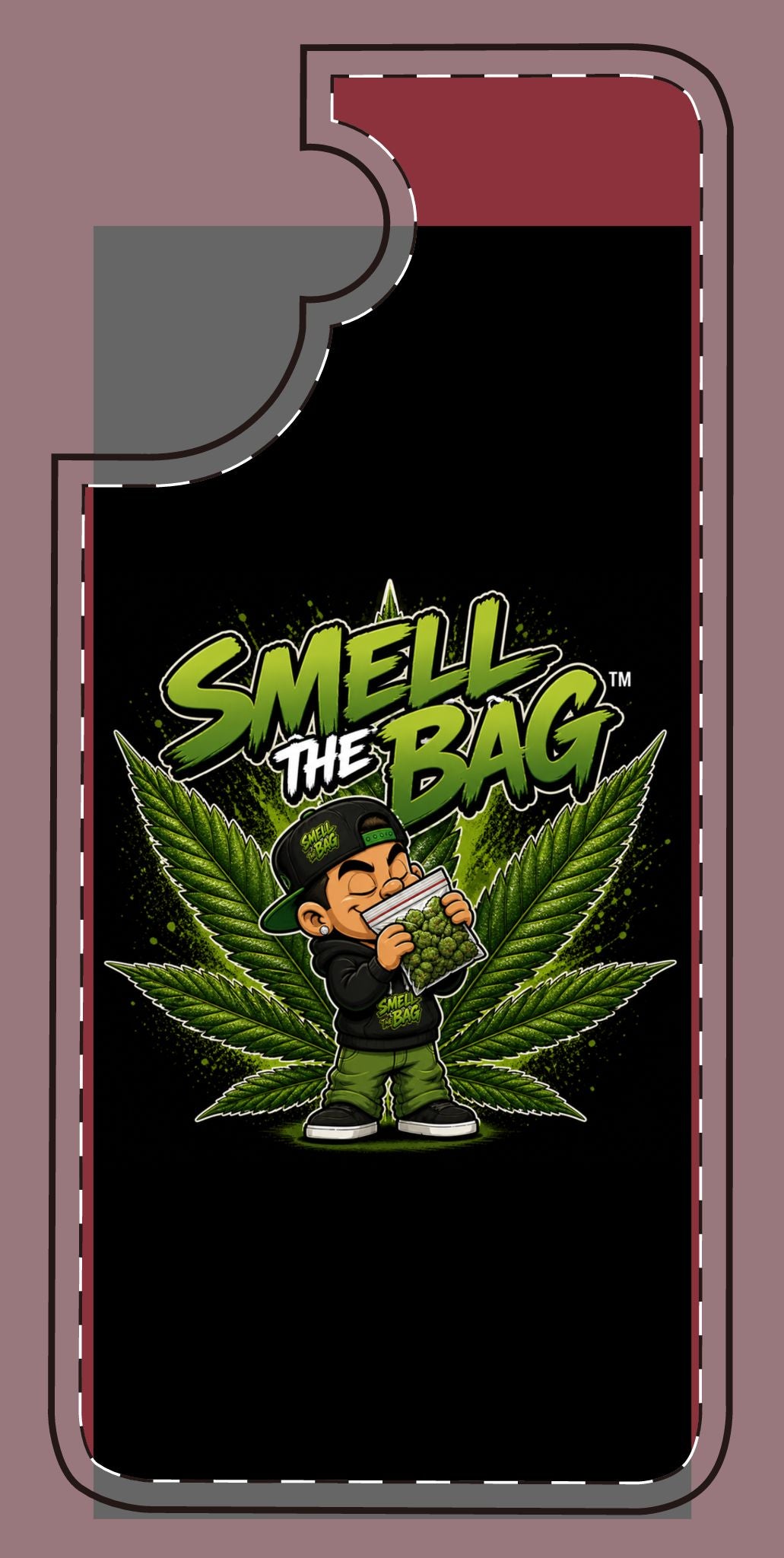 Smell The Bag | Funny Stoner Toon Graphic Phone Cases