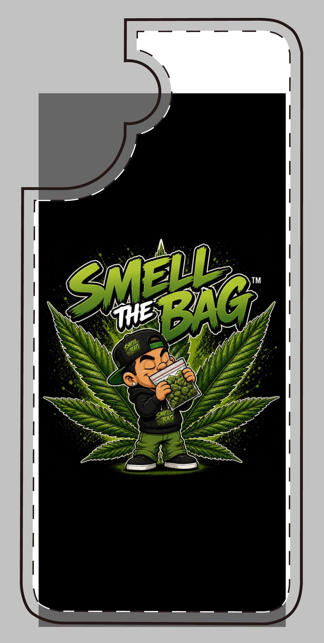 Smell The Bag | Funny Stoner Toon Graphic Phone Cases