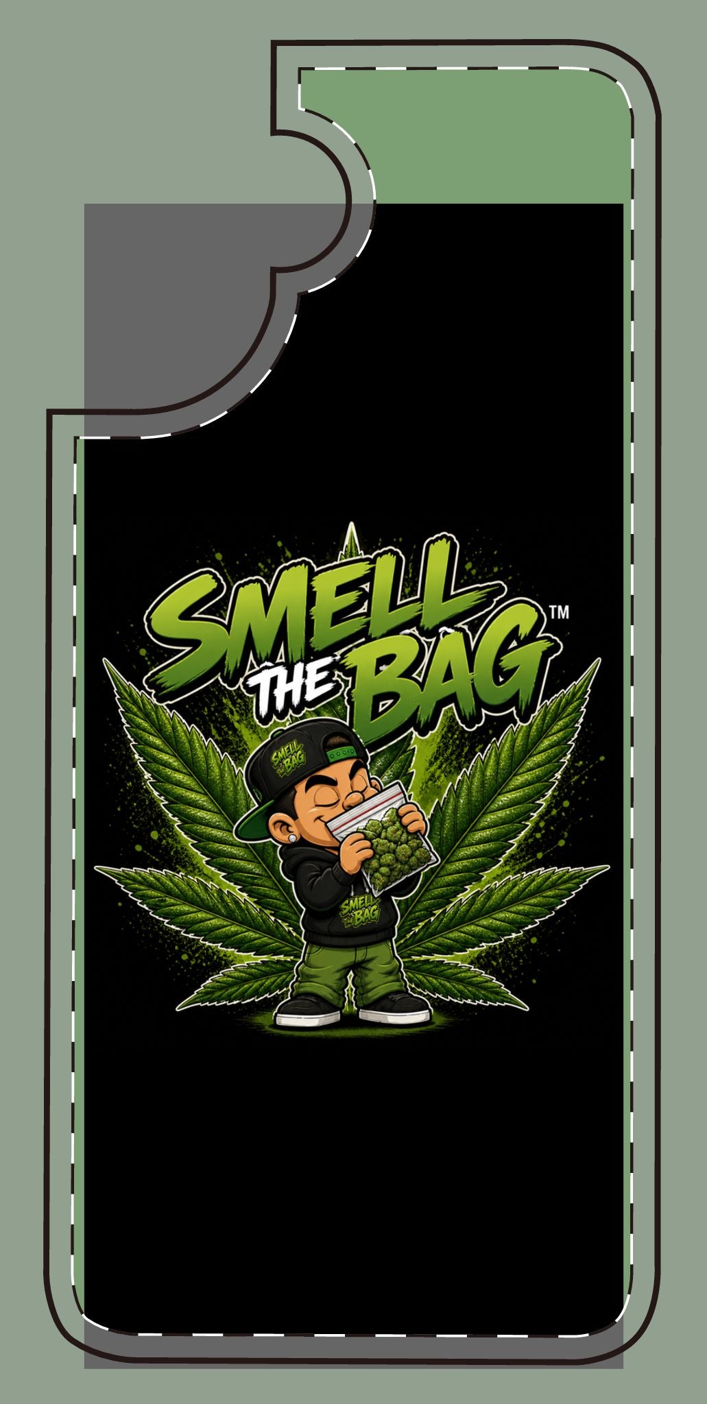 Smell The Bag | Funny Stoner Toon Graphic Phone Cases