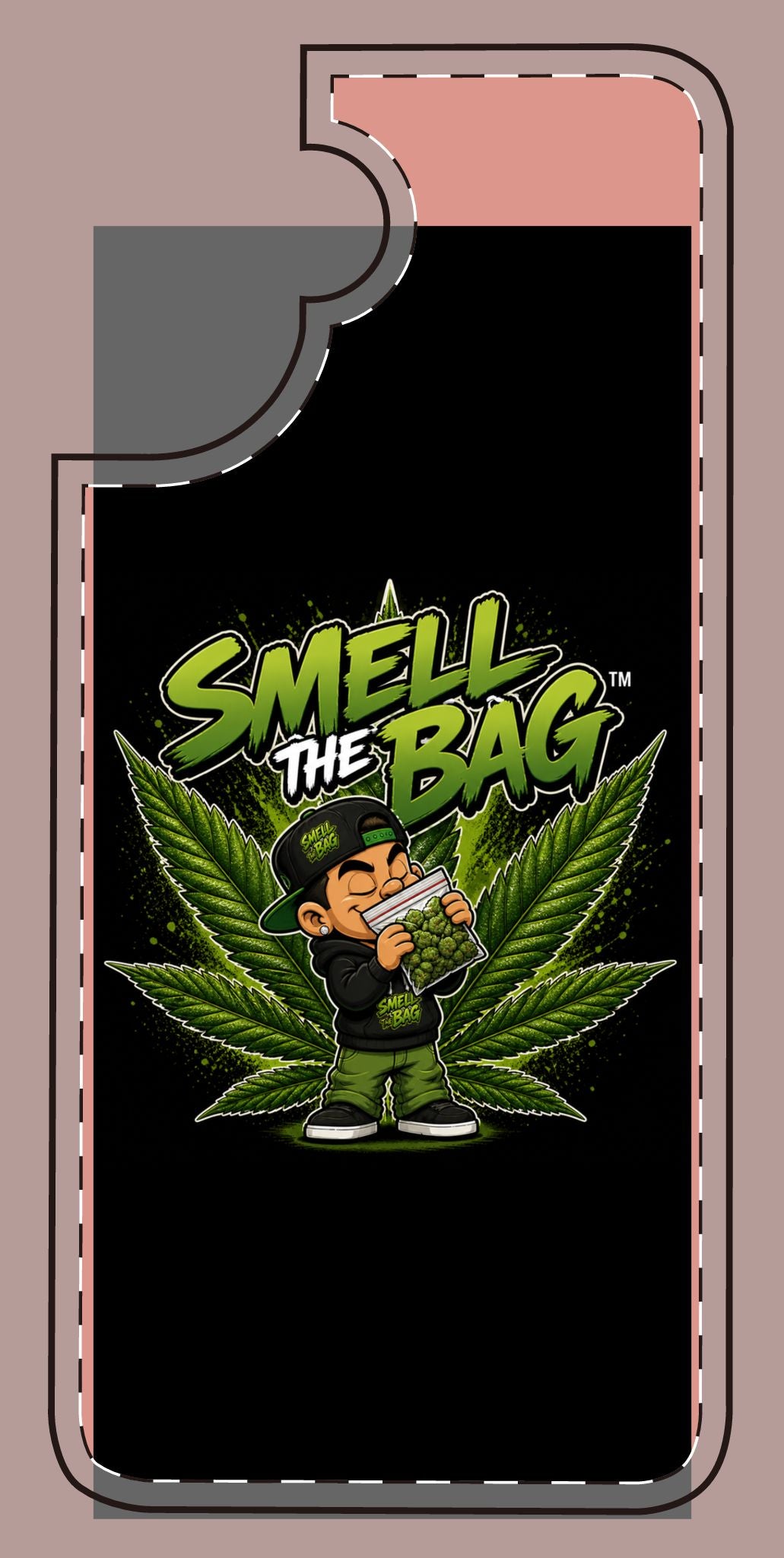 Smell The Bag | Funny Stoner Toon Graphic Phone Cases