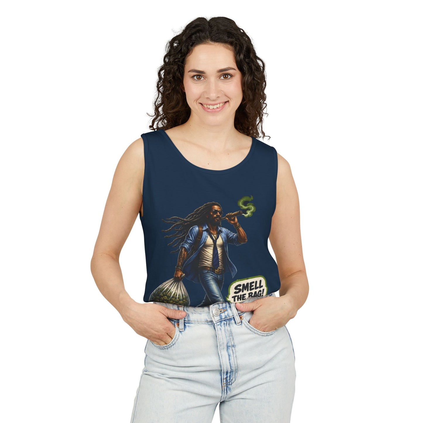 Smell The Bag | Rasta Guy Tank