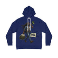 Hoodie - 'Smell The Bag' Rasta Dreadlocks Streetwear Hoodie