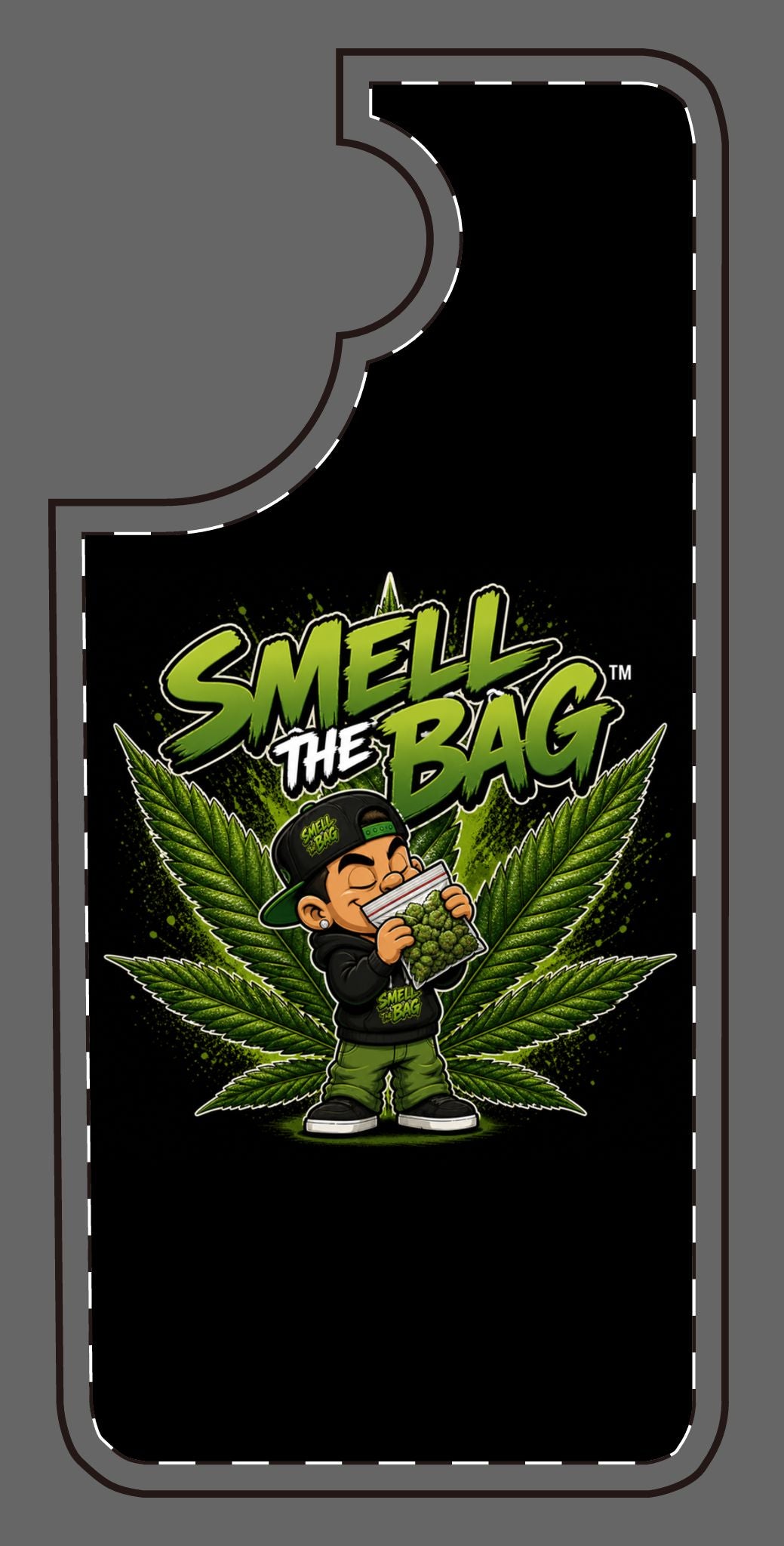 Smell The Bag | Funny Stoner Toon Graphic Phone Cases