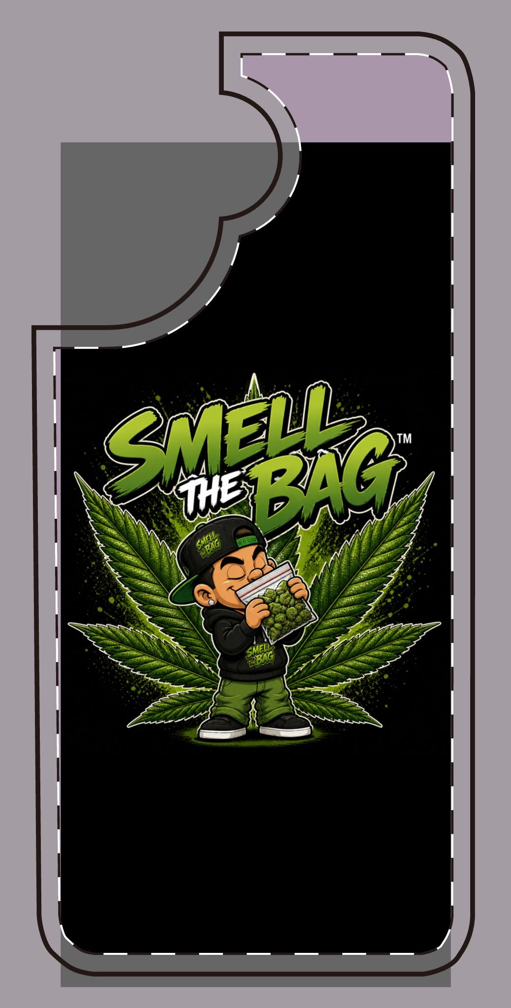 Smell The Bag | Funny Stoner Toon Graphic Phone Cases