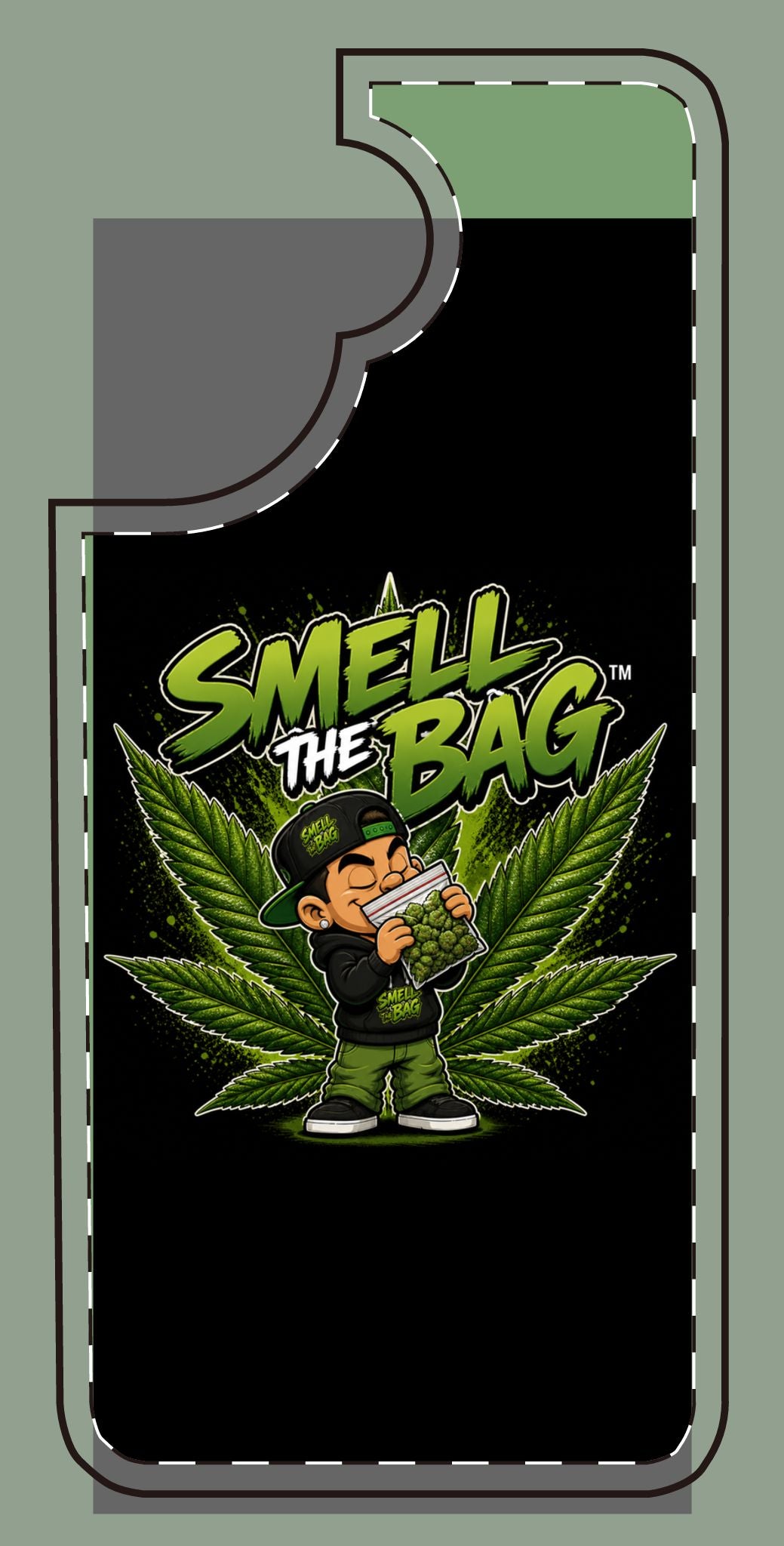 Smell The Bag | Funny Stoner Toon Graphic Phone Cases